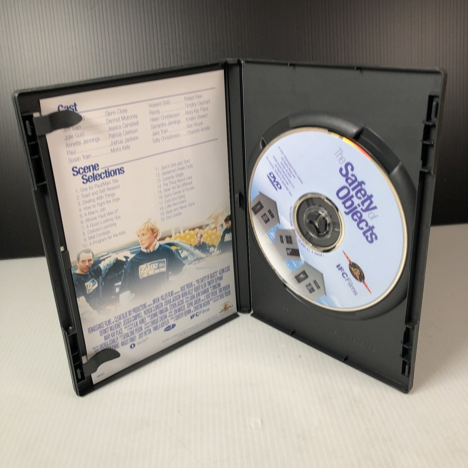 The Safety of Objects DVD 2001 Glenn Close Patricia Clarkson Drama