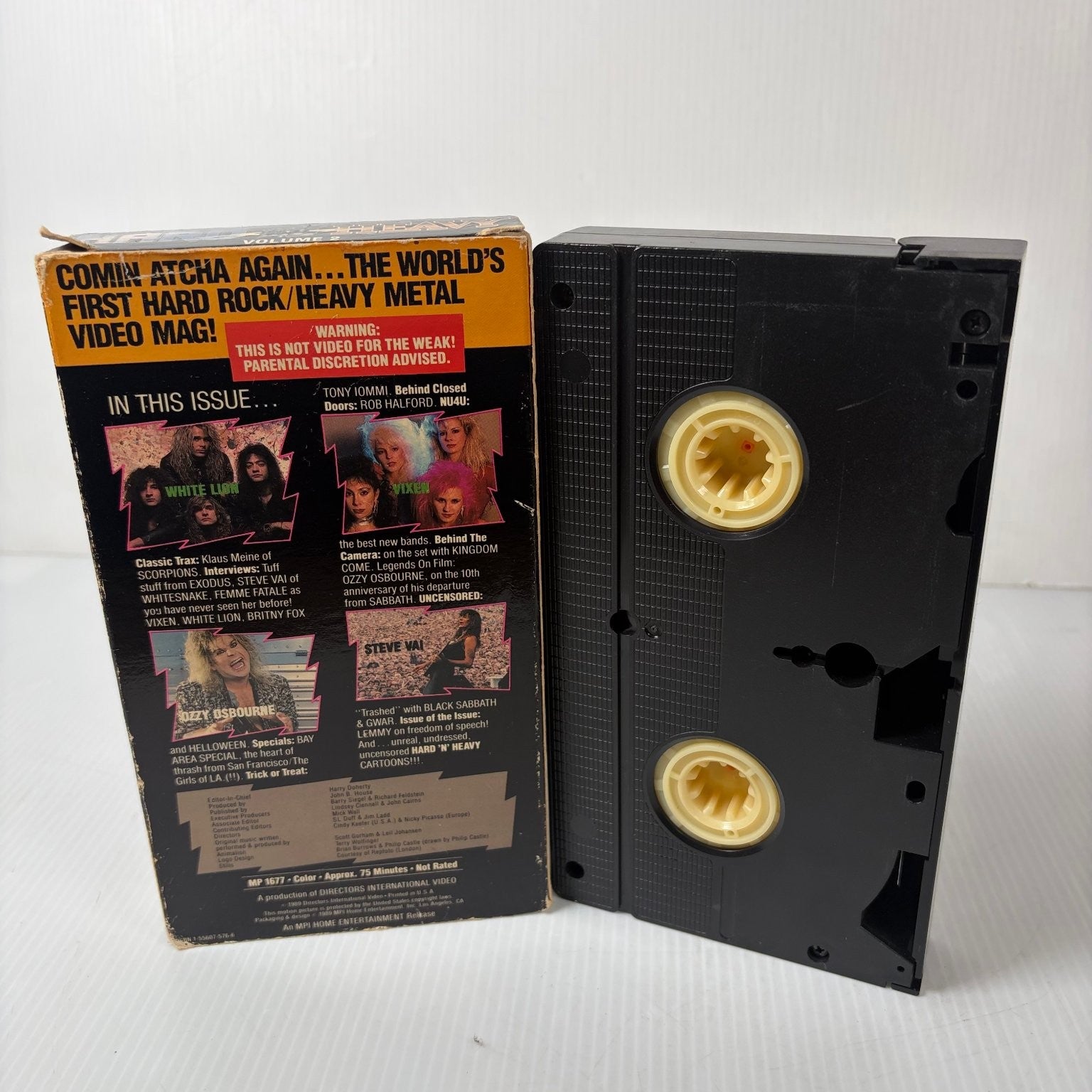 Hard n Heavy Volume 2 VHS 1989 Heavy Metal Music Videos MPI