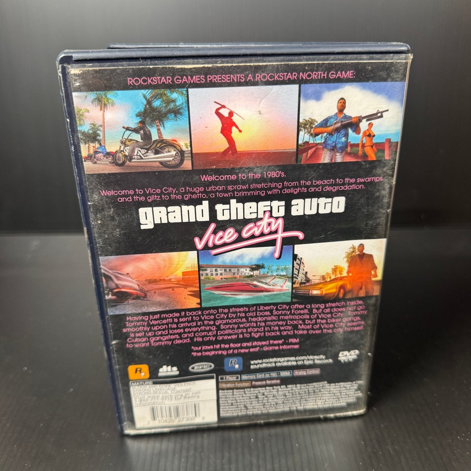 Grand Theft Auto Vice City PlayStation 2 Video Game Complete CIB