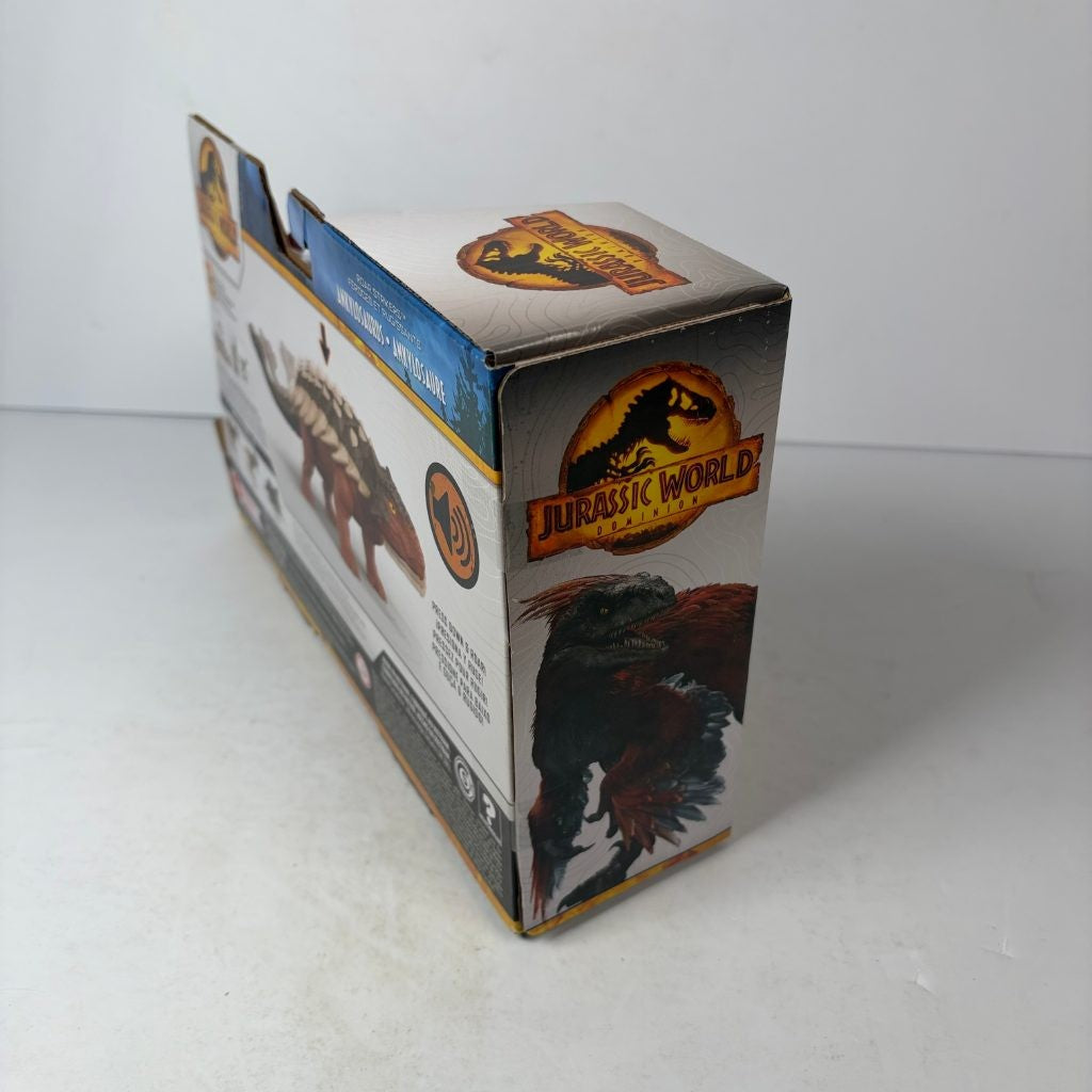 Jurassic World Dominion Roar Strikers Ankylosaurus Figure Mattel HDX36 Sound Toy