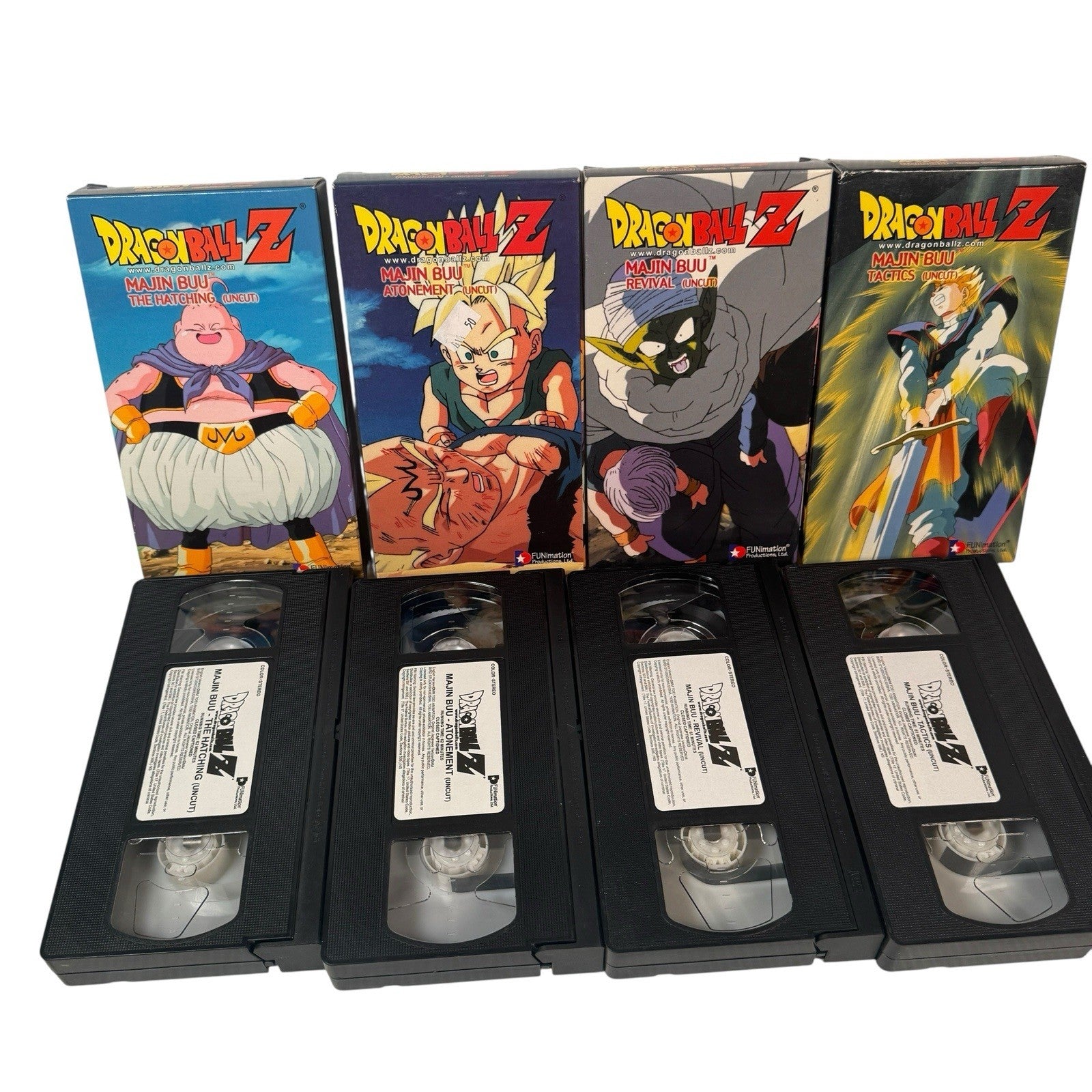 Majin Buu Saga Uncut VHS Complete Box Set Dragon Ball Z Anime