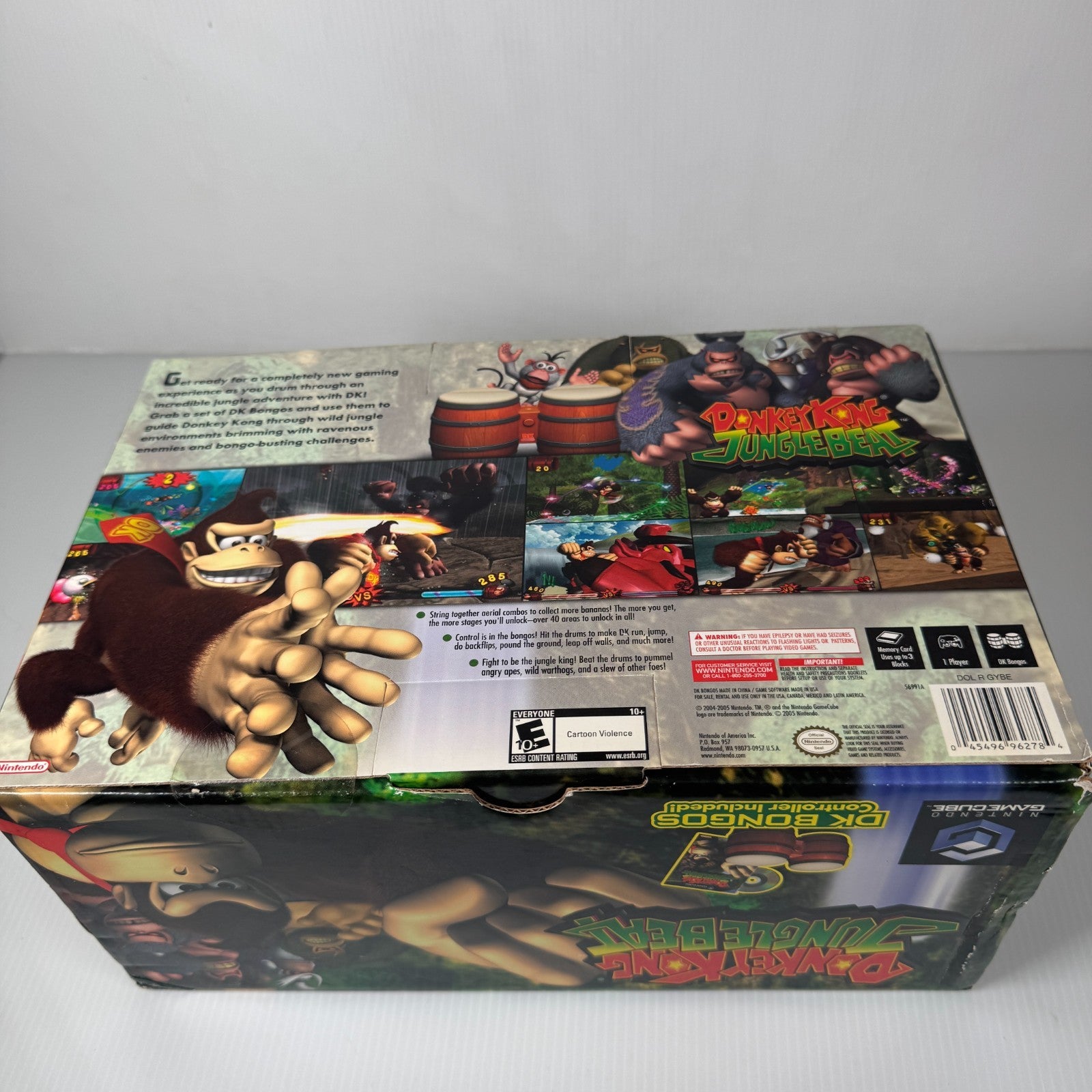 Donkey Kong Jungle Beat 2005 Nintendo GameCube NIB NEW in Box SEALED
