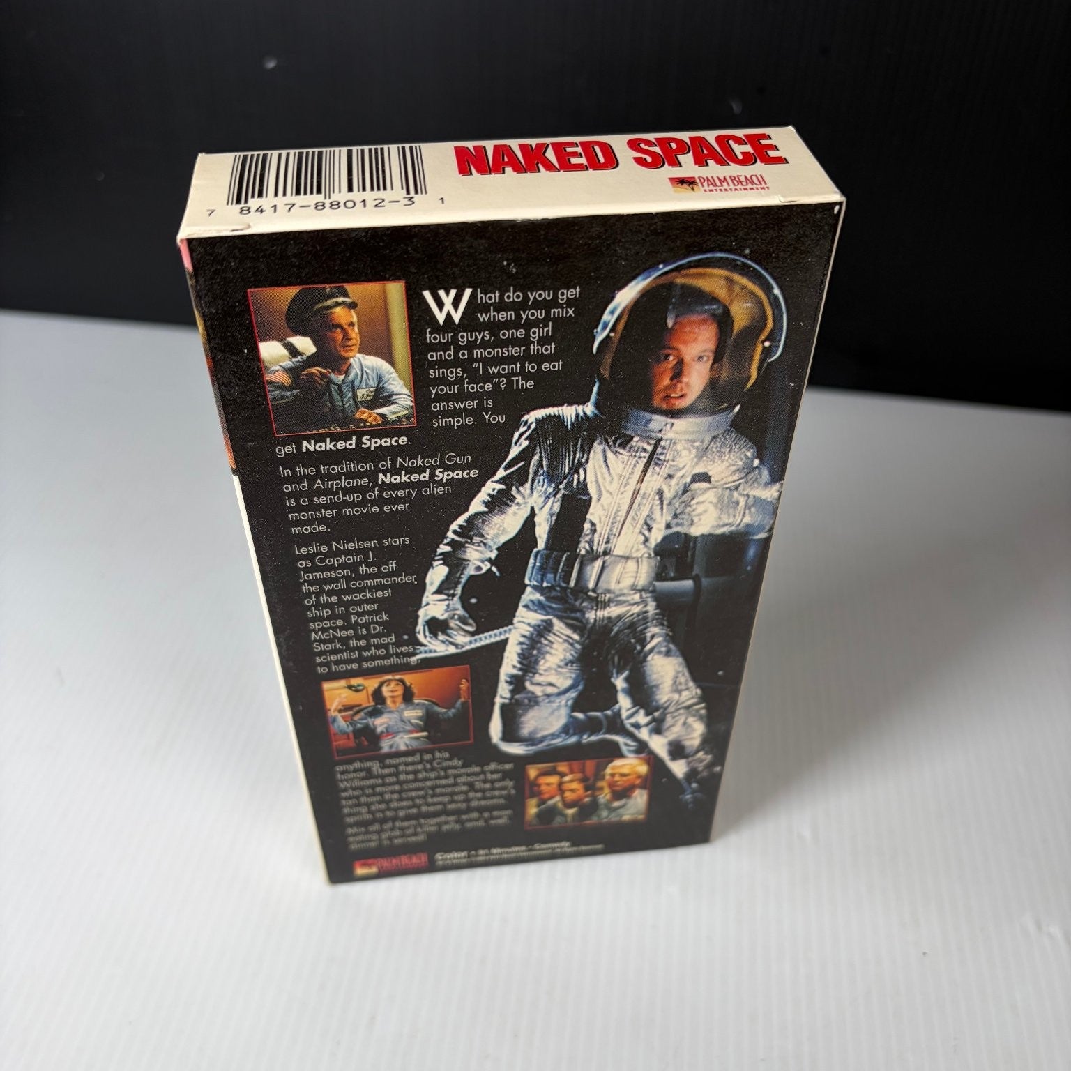 Naked Space VHS 1994 Sci-Fi Comedy Leslie Nielsen Palm Beach