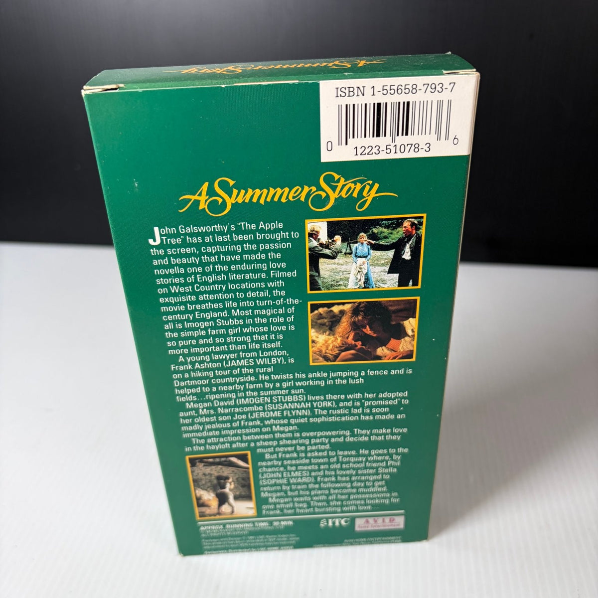 A Summer Story VHS 1988 Romance Drama Original Release AVID Home Entertainment