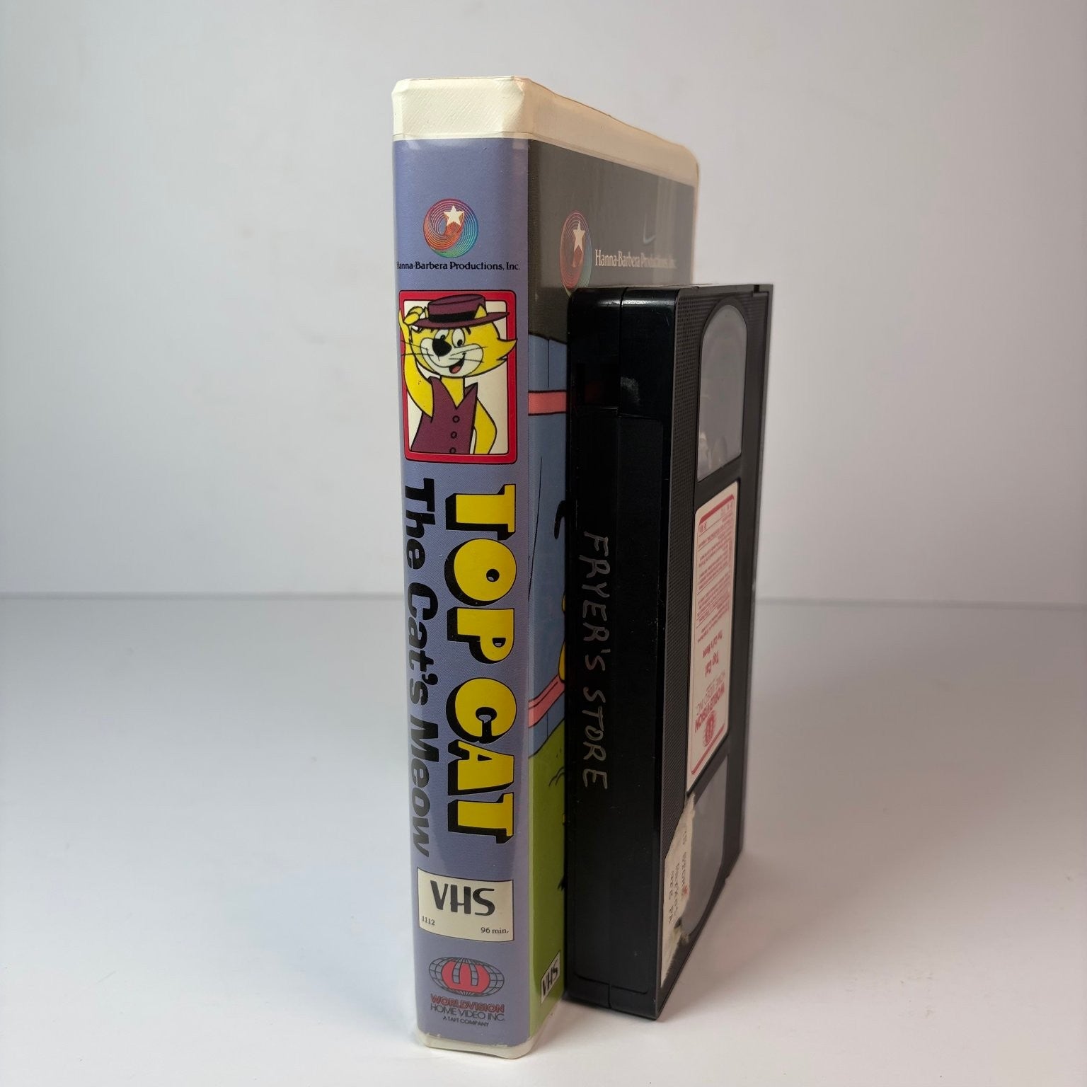 Top Cat The Cat's Meow VHS 1987 Cartoon Hanna-Barbera Worldvision