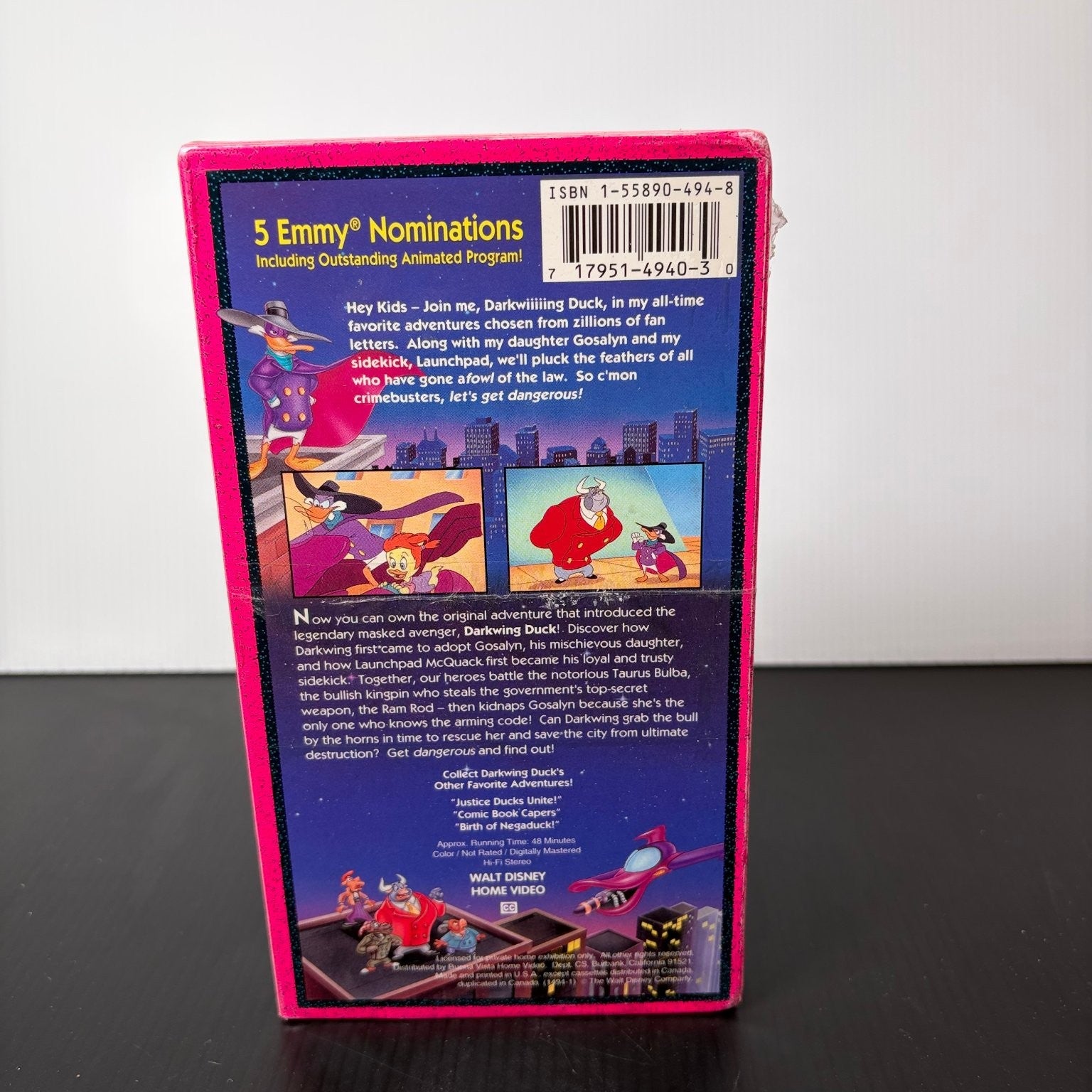 Darkwing Duck His Favorite Adventures VHS 1992 Animation Disney Sealed