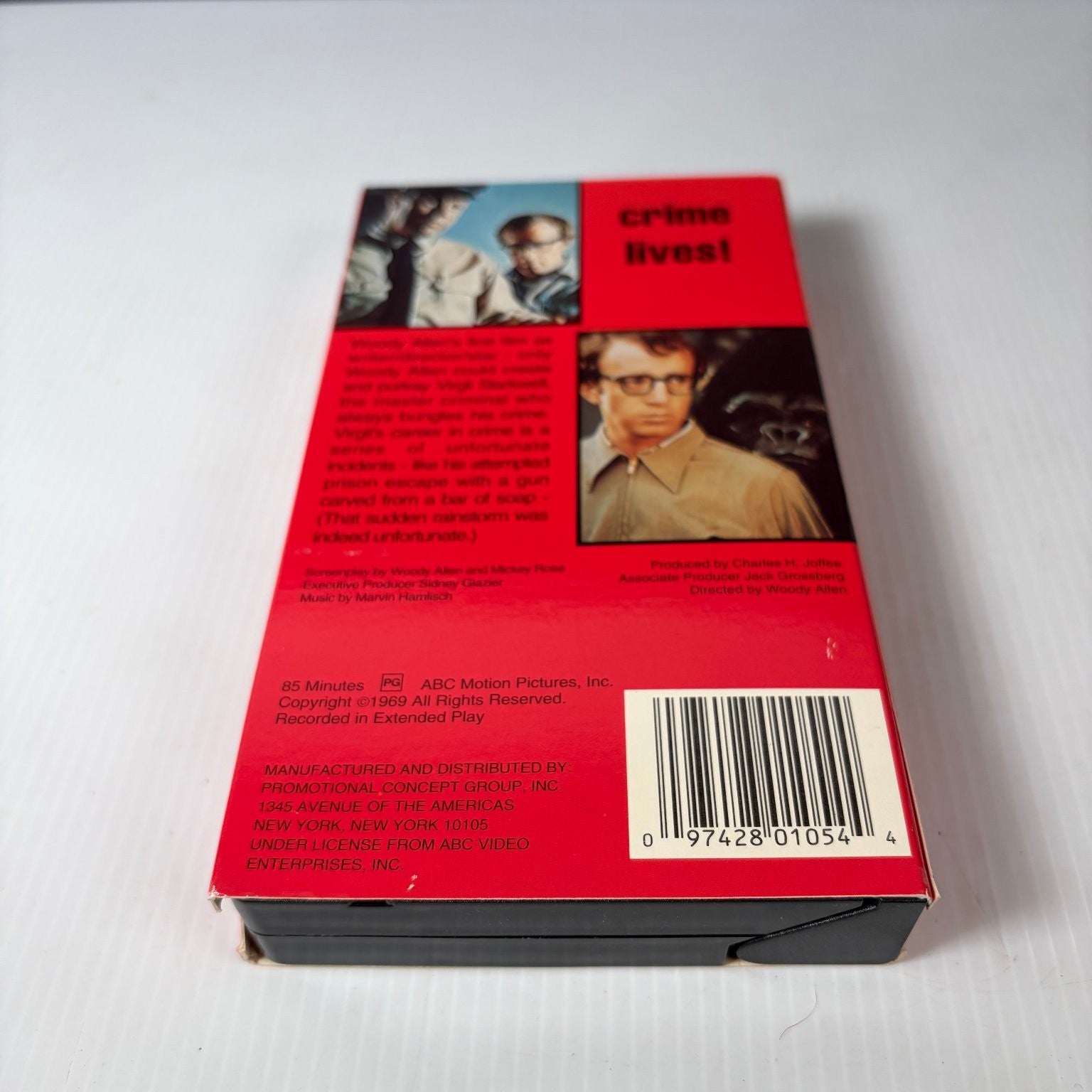 Take The Money And Run VHS 1969 Comedy Original Release ABC Video