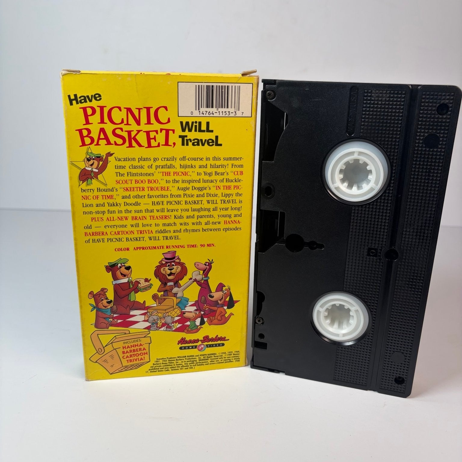 Picnic Basket Will Travel VHS 1982 Cartoon Hanna-Barbera Super Stars