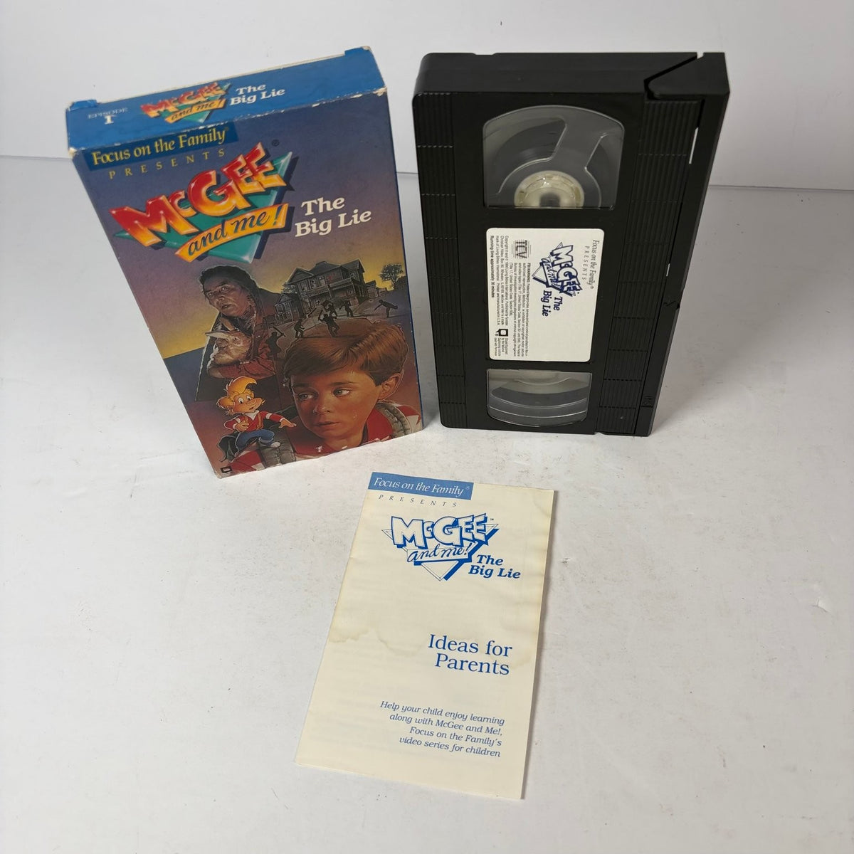 McGee and Me! The Big Lie VHS 1990 Children's Focus on the Family