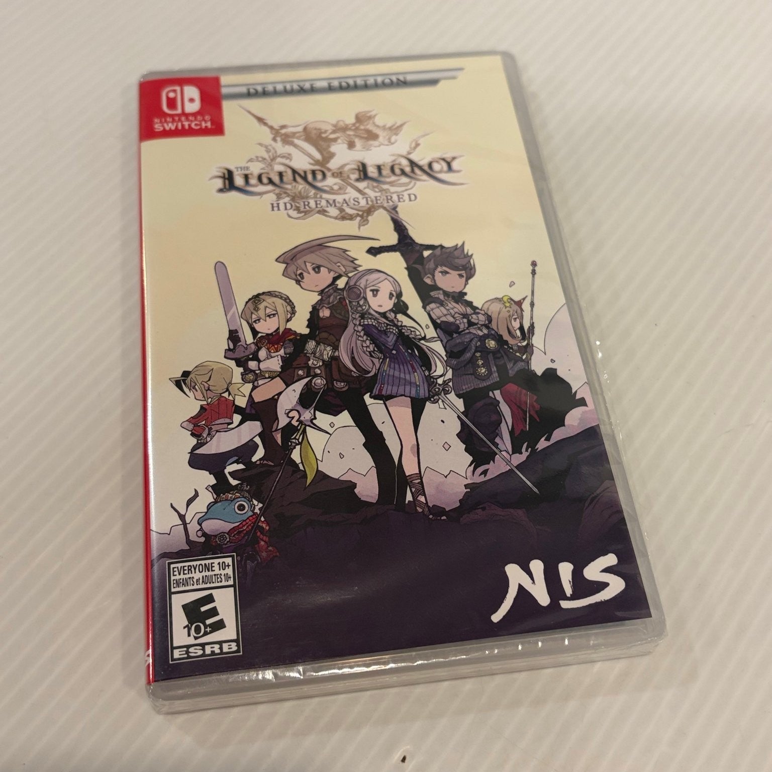The Legend of Legacy HD Remastered Deluxe Edition Nintendo Switch RPG