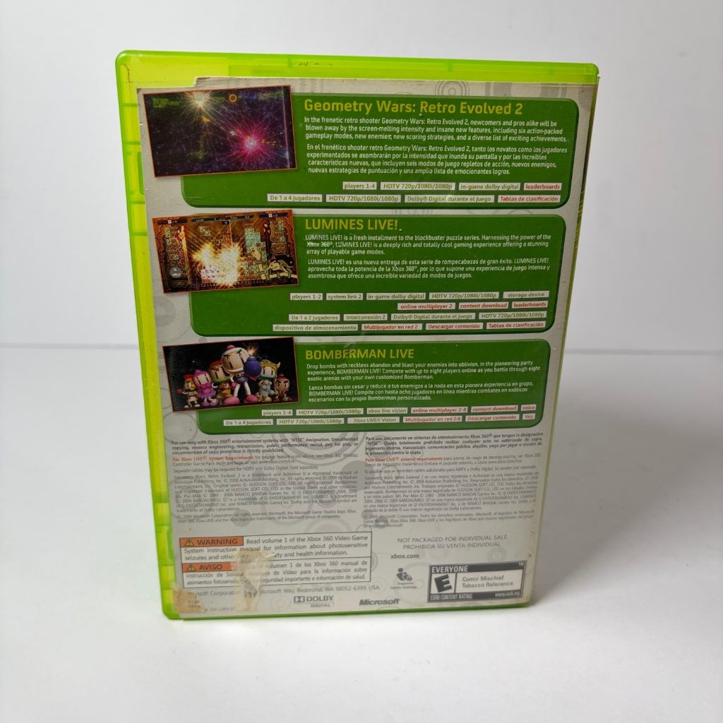 Xbox LIVE Arcade Game Pack Xbox 360 Geometry Wars 2 Lumines Bomberman Live