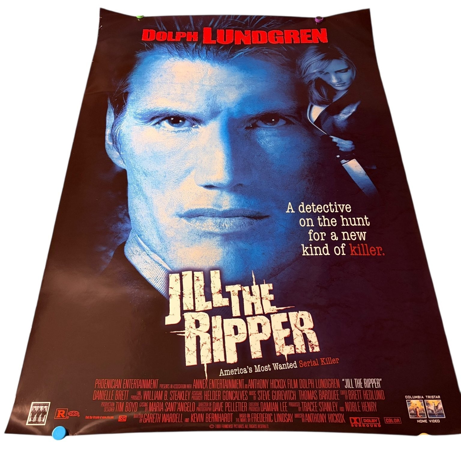 Jill the Ripper 1999 One-Sheet Movie Poster Dolph Lundgren R Rated 27"x40"