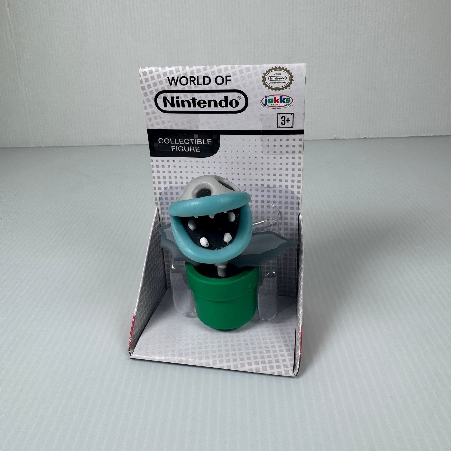 World of Nintendo Bone Piranha Plant 2.5" Figure Super Mario Jakks Pacific