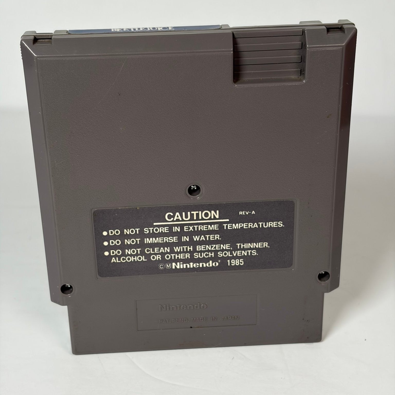 Beetlejuice Nintendo NES Game Cartridge NTSC-U/C (USA/Canada) Cleaned & Tested