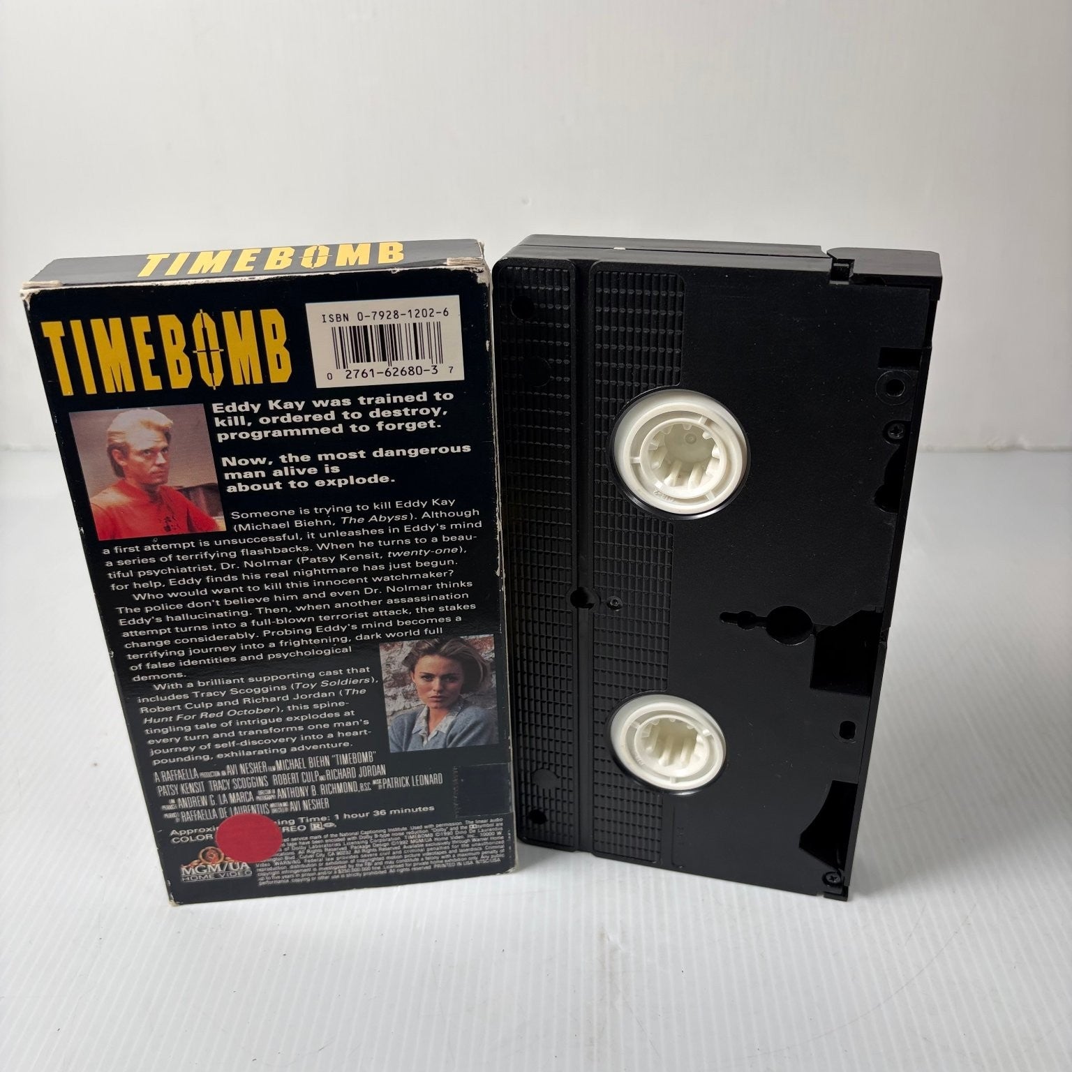 TIMEBOMB VHS 1991 Action Thriller Michael Biehn Patsy Kensit MGM/UA