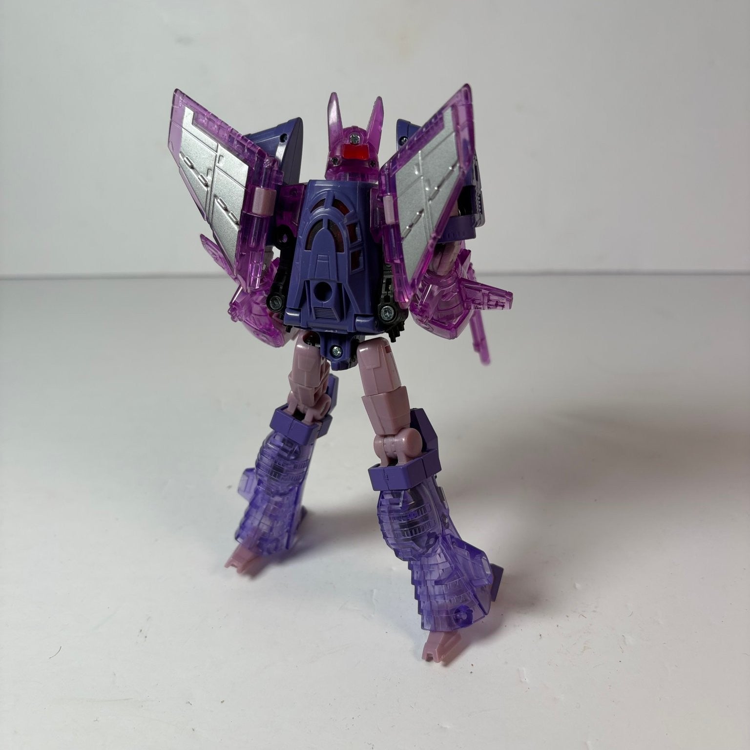 Transformers Armada Cyclonus Figure Translucent Purple w/ Accessory