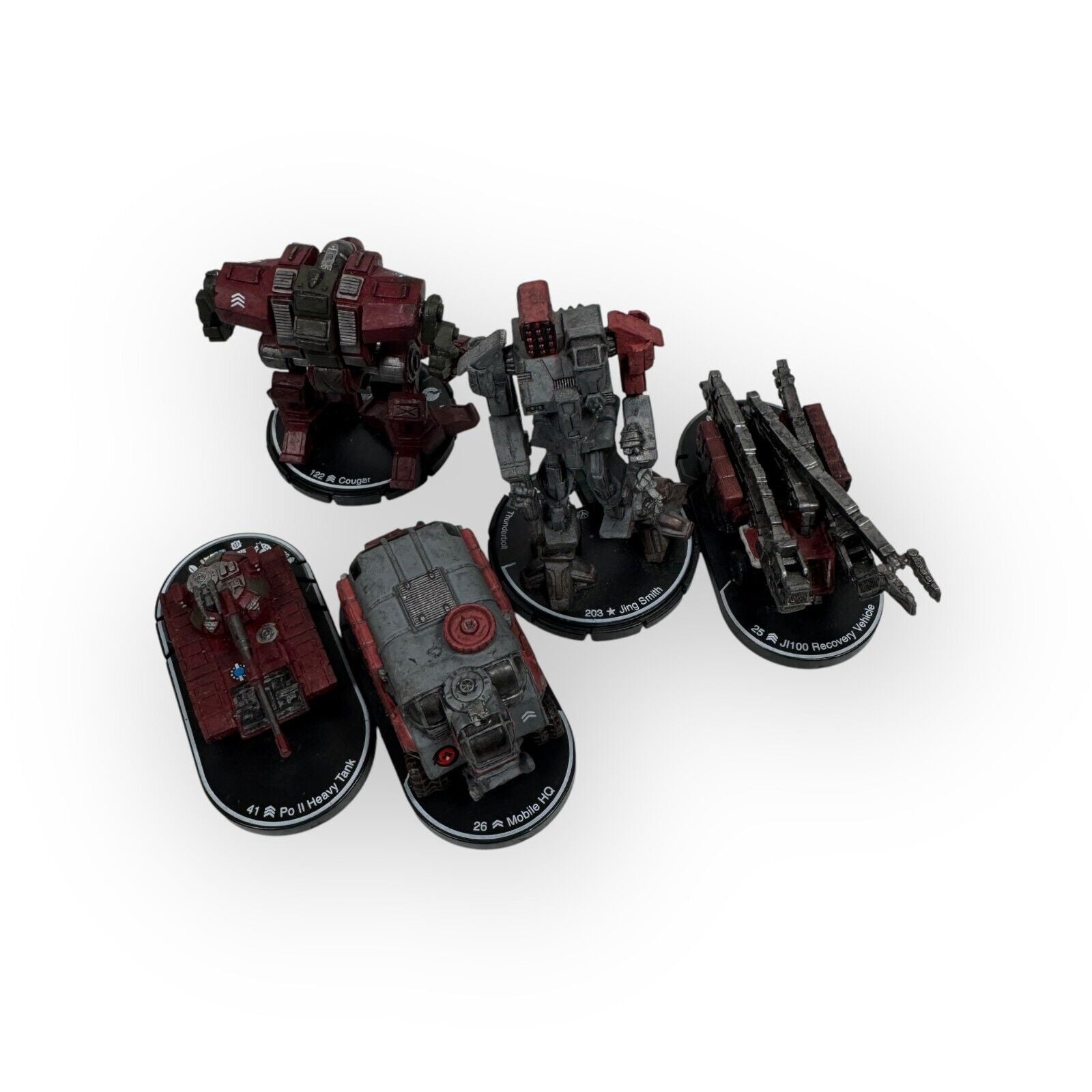 Battletech Mechwarrior WizKids 2002 Age of Destruction Red Lot of 11