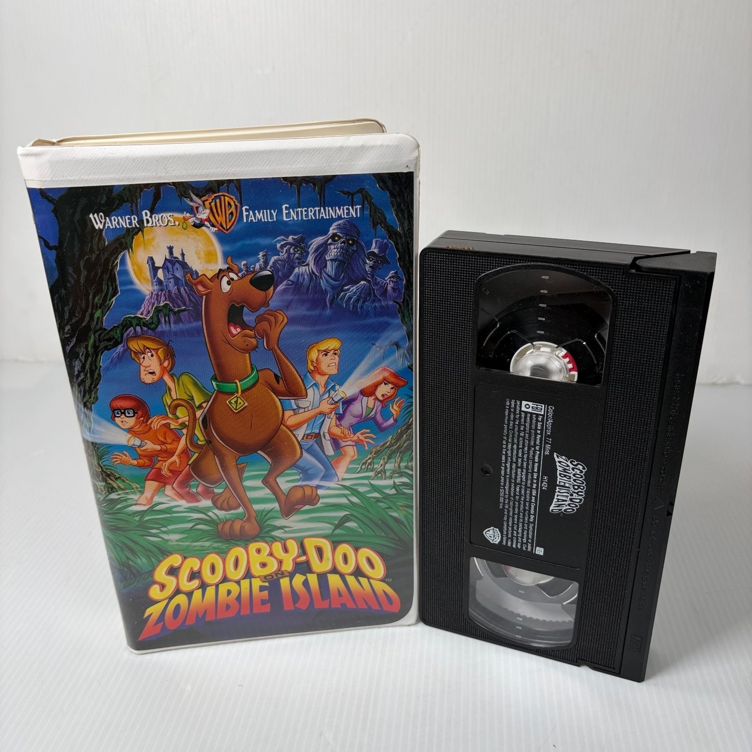 Scooby-Doo Zombie Island VHS 1998 Animated Mystery Warner Bros Clamshell