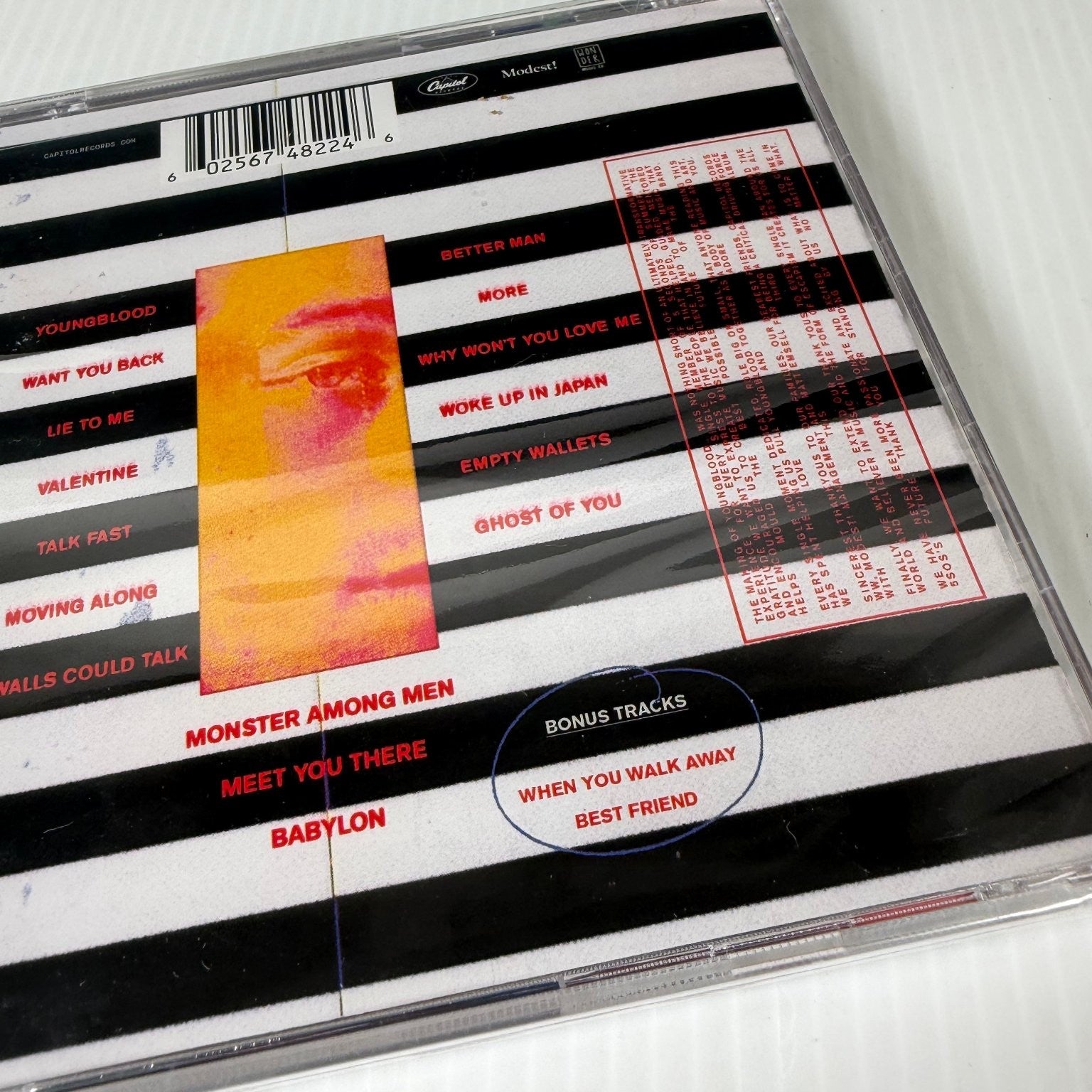 5 Seconds of Summer Youngblood CD Calum Cover Target Exclusive Pop Rock Capitol