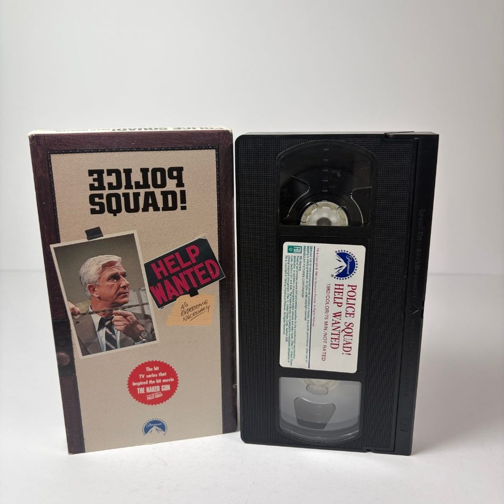 Police Squad! Help Wanted VHS Leslie Nielsen Paramount Naked Gun TV Series