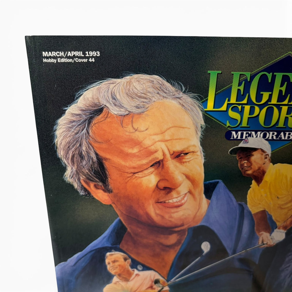 Legends Sports Memorabilia Magazine Mar/Apr 1993 Arnold Palmer 22K Gold Foil COA