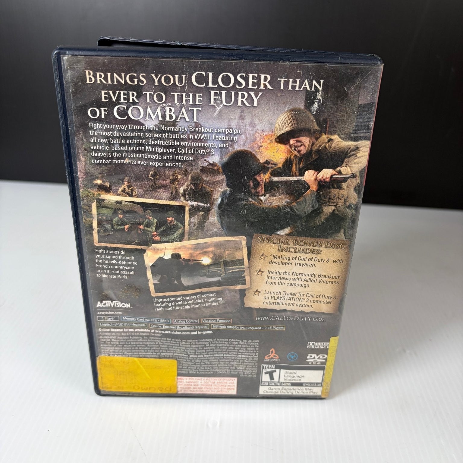 Call of Duty 3 Special Edition PlayStation 2 Video Game Complete CIB