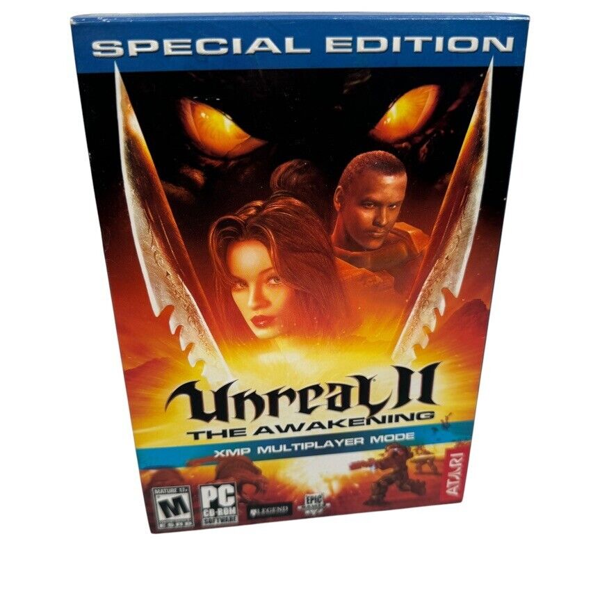 Unreal II 2 The Awakening XMP Special Edition PC Retail Box XMP Multiplayer Mode