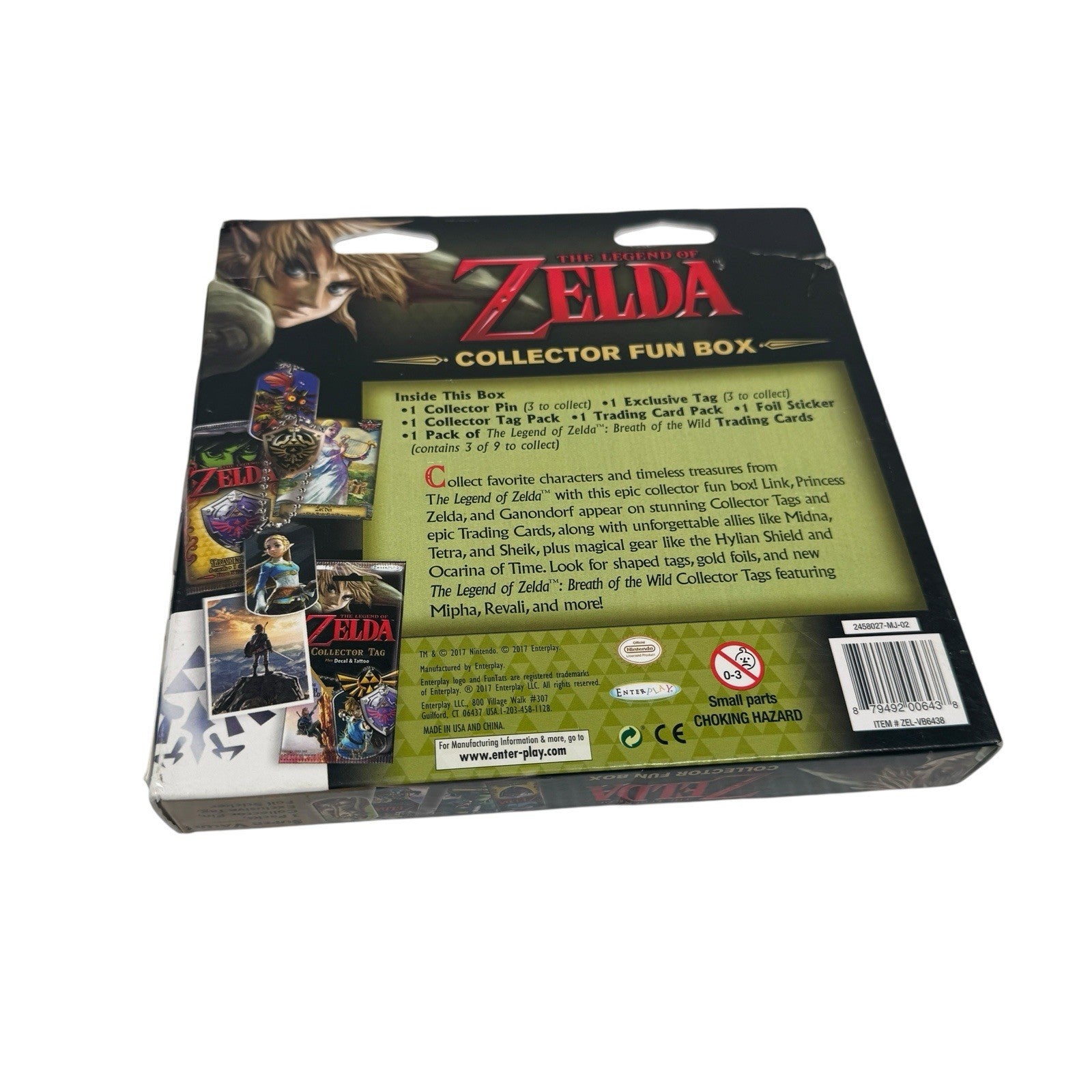The Legend of Zelda COLLECTOR FUN BOX With Exclusive Pin New (Z Pin)