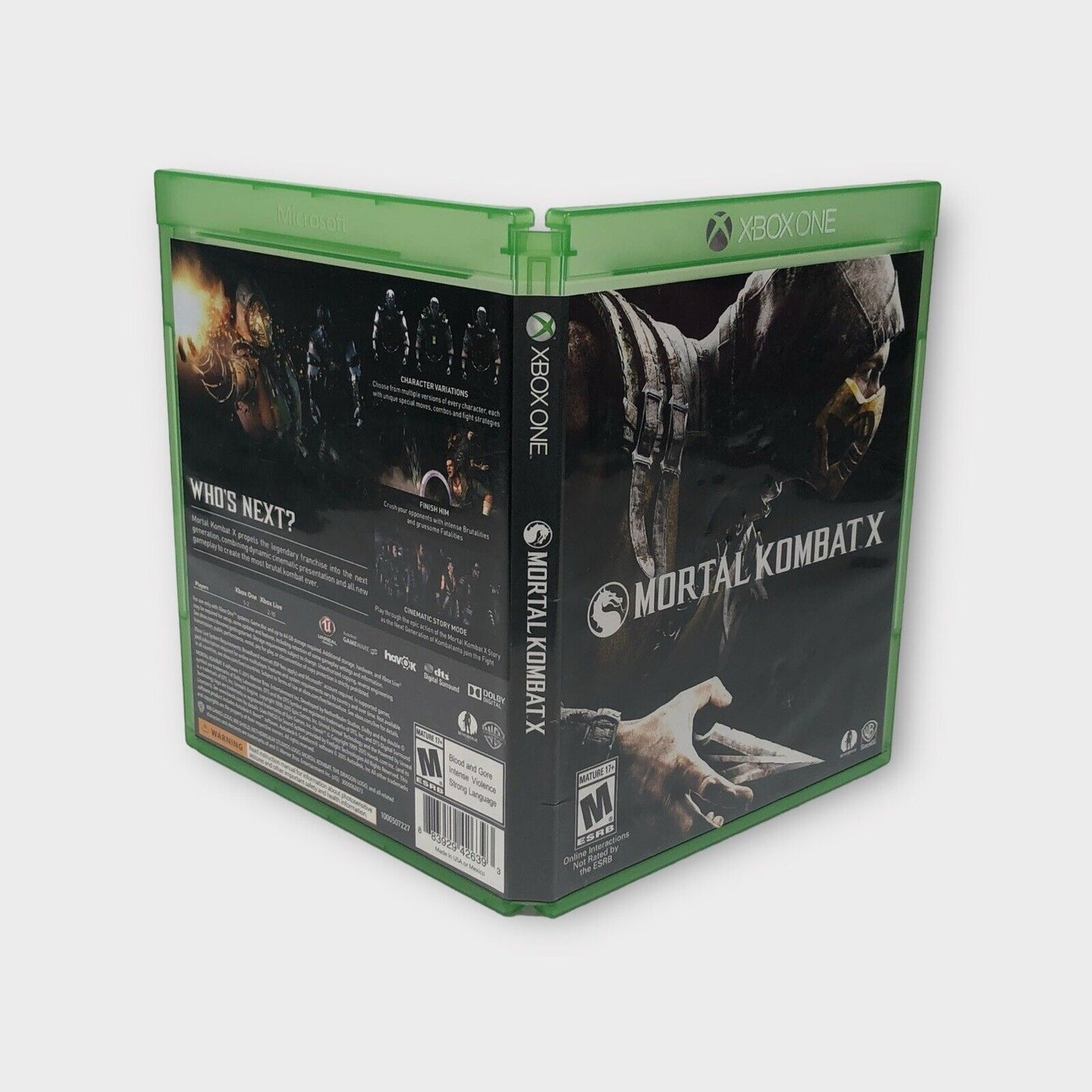 Mortal Kombat X (Microsoft Xbox One, 2015) Complete! Tested!