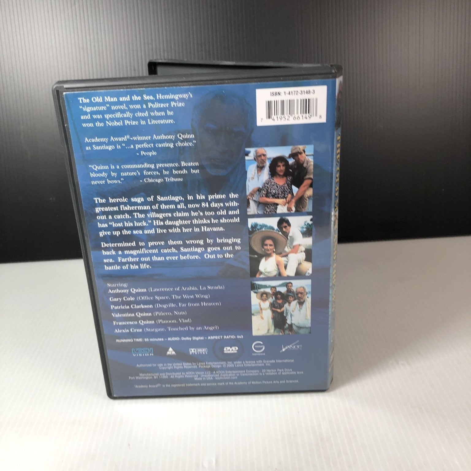 The Old Man and the Sea DVD 1990 Anthony Quinn Drama
