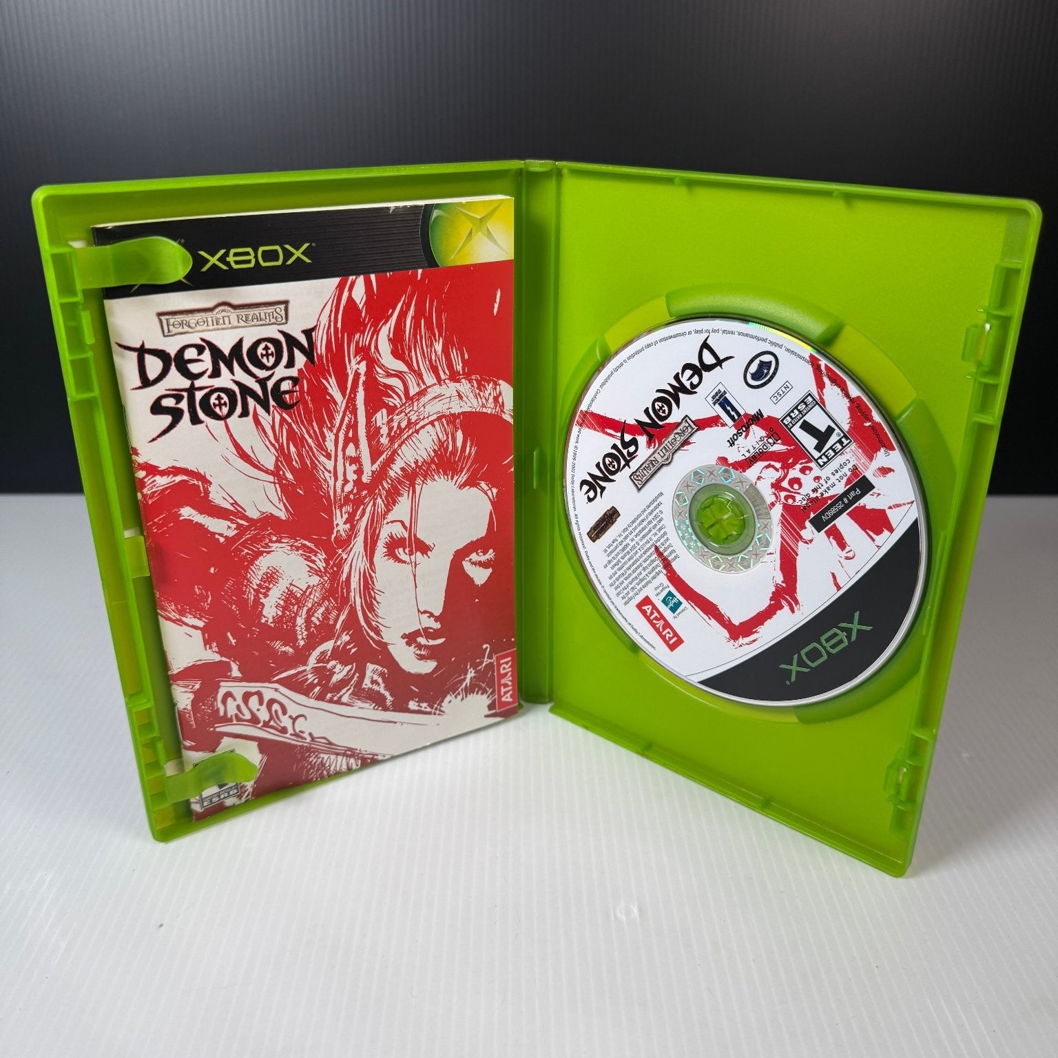 Demon Stone Xbox Video Game RPG Fantasy Multiplayer Complete CIB