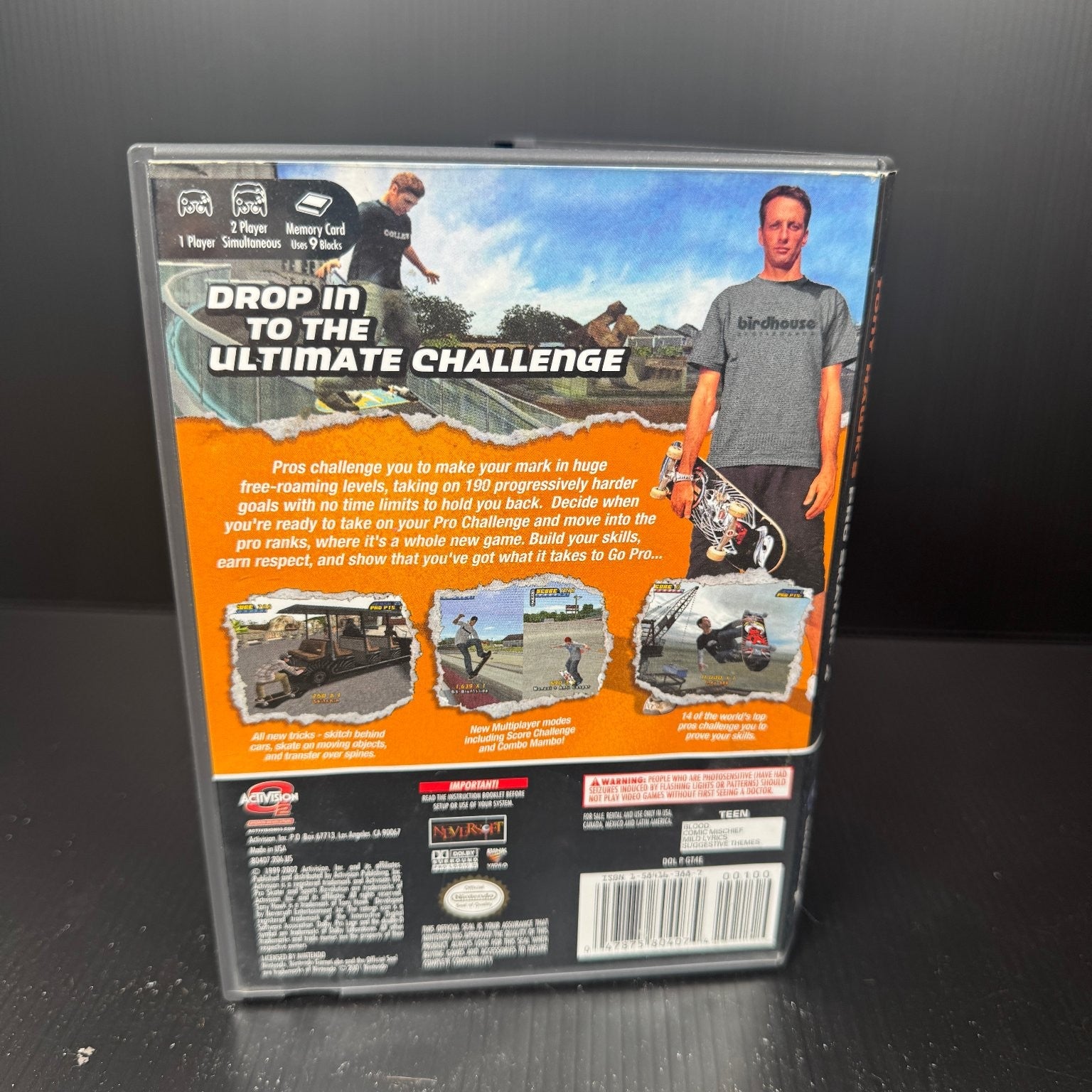 Tony Hawk's Pro Skater 4 Nintendo GameCube Complete CIB Video Game Multiplayer