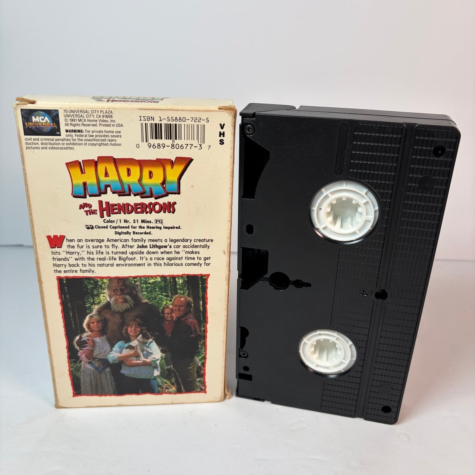 Harry and the Hendersons VHS 1987 Family Comedy MCA Home Video