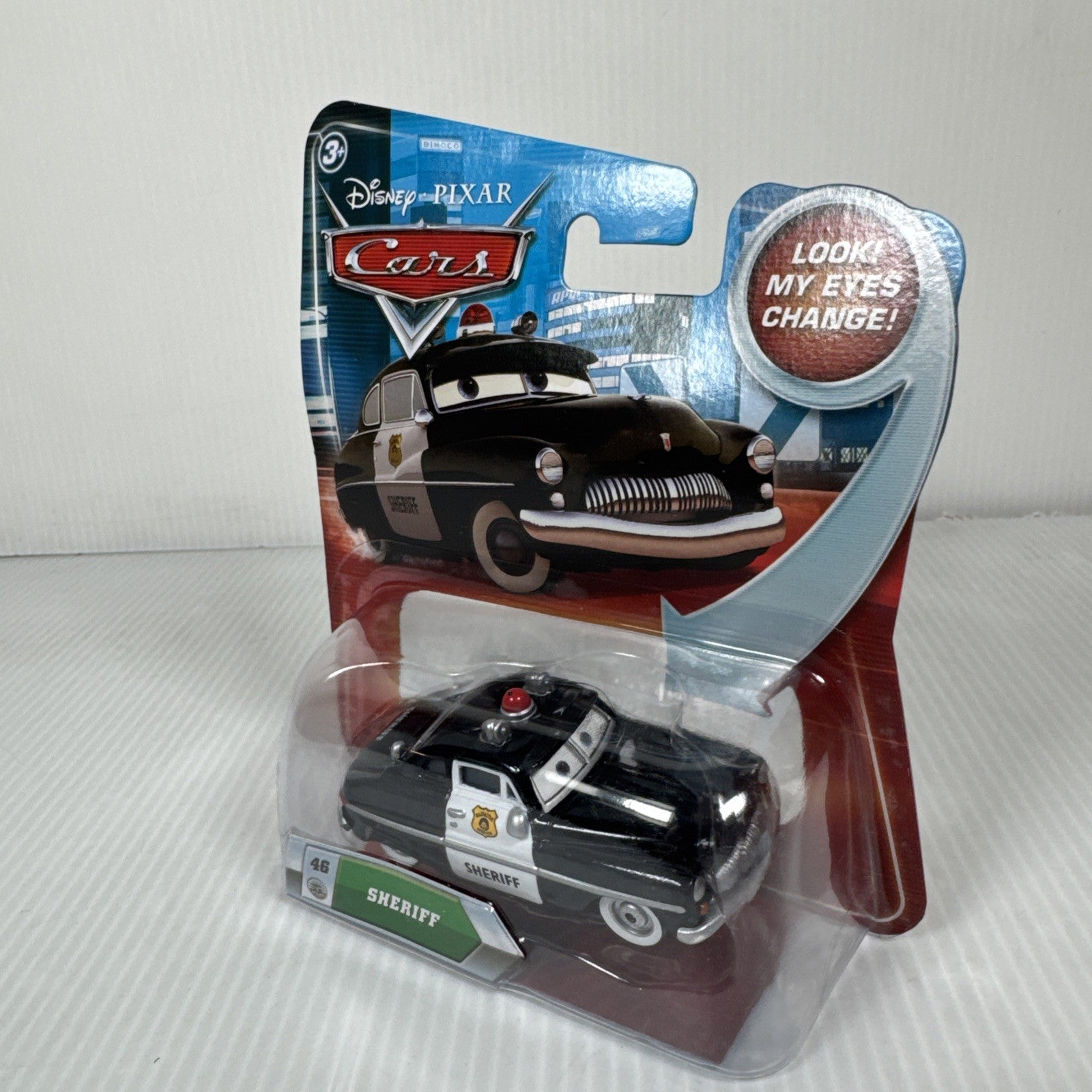 SHERIFF #46 Disney Pixar World Of Cars LOOK Diecast Mattel NIB