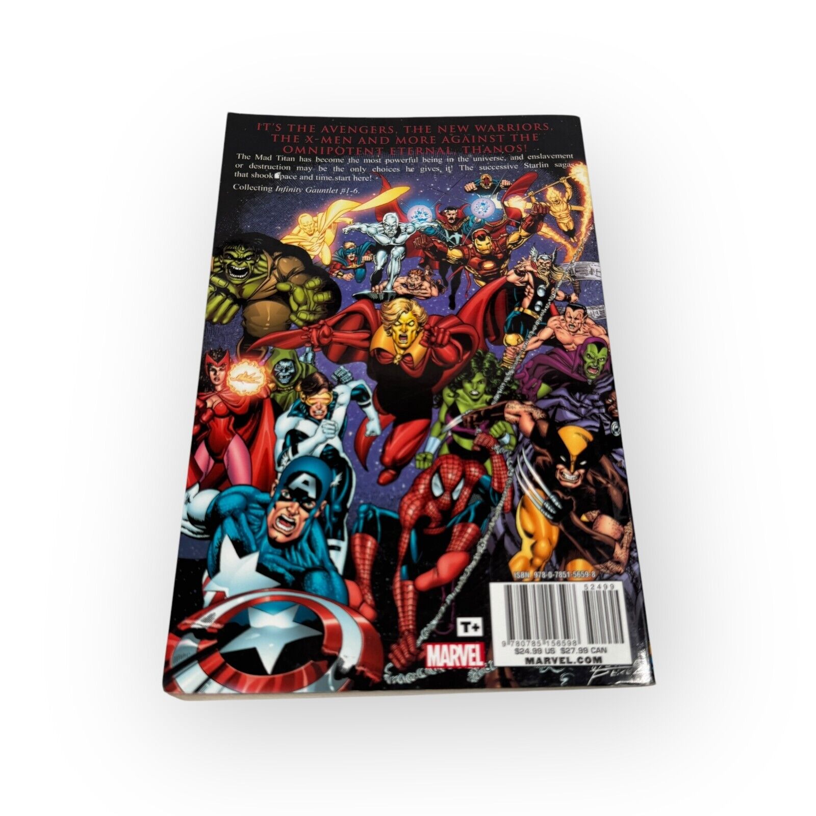 Marvel’s Infinity Gauntlet TPB (Marvel) Trade Paperback By Station Perez & Lim