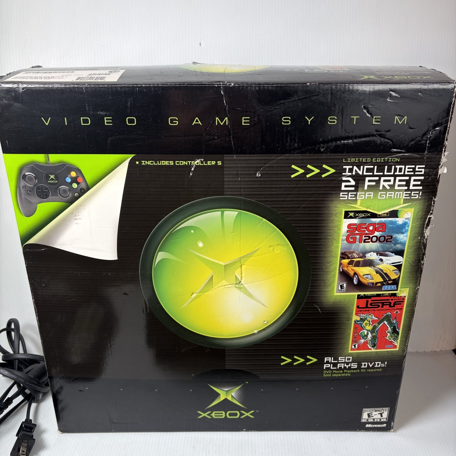 Microsoft Xbox Original Console System in Original Box Tested & Working