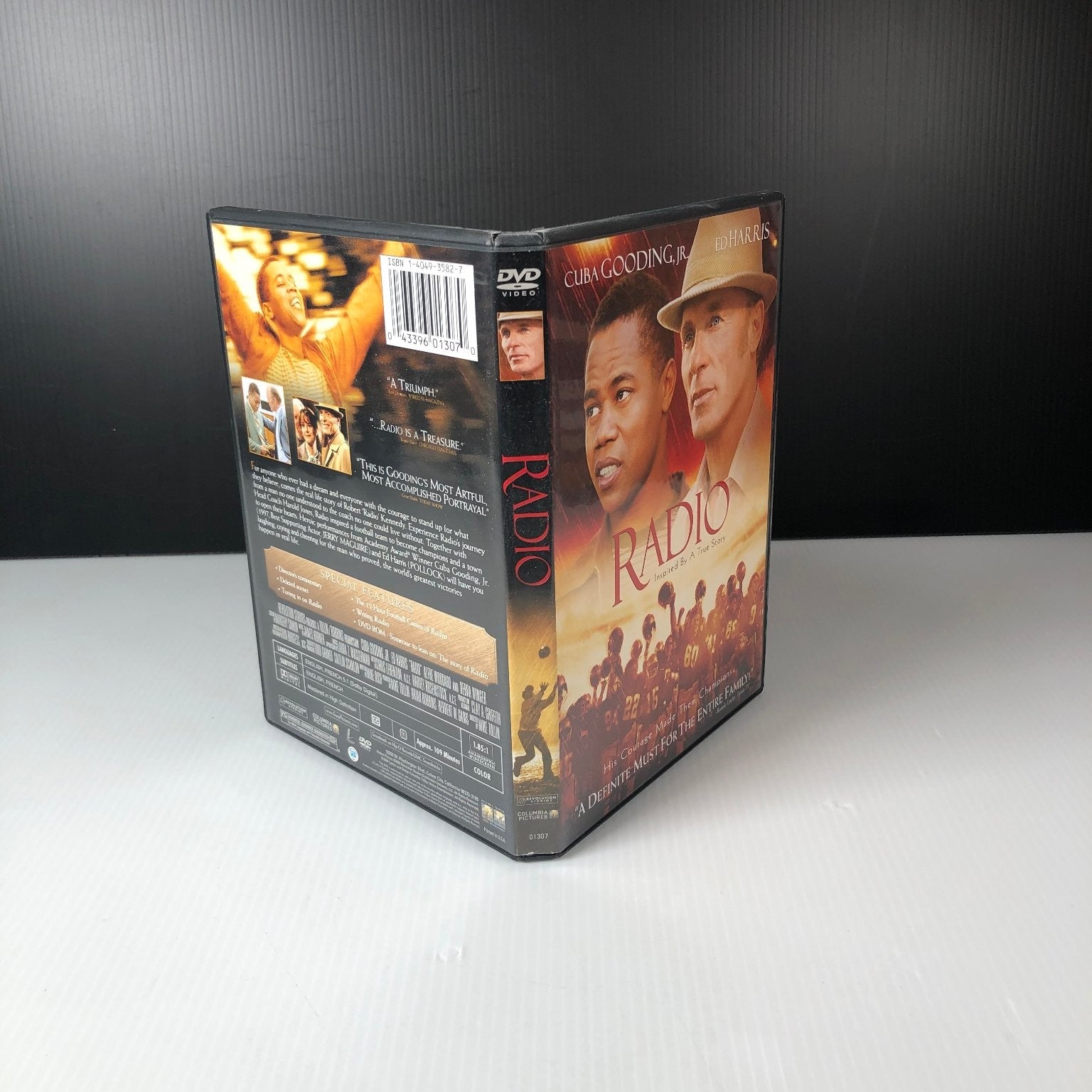 Radio DVD 2003 Cuba Gooding Jr Ed Harris Family Drama Special Features
