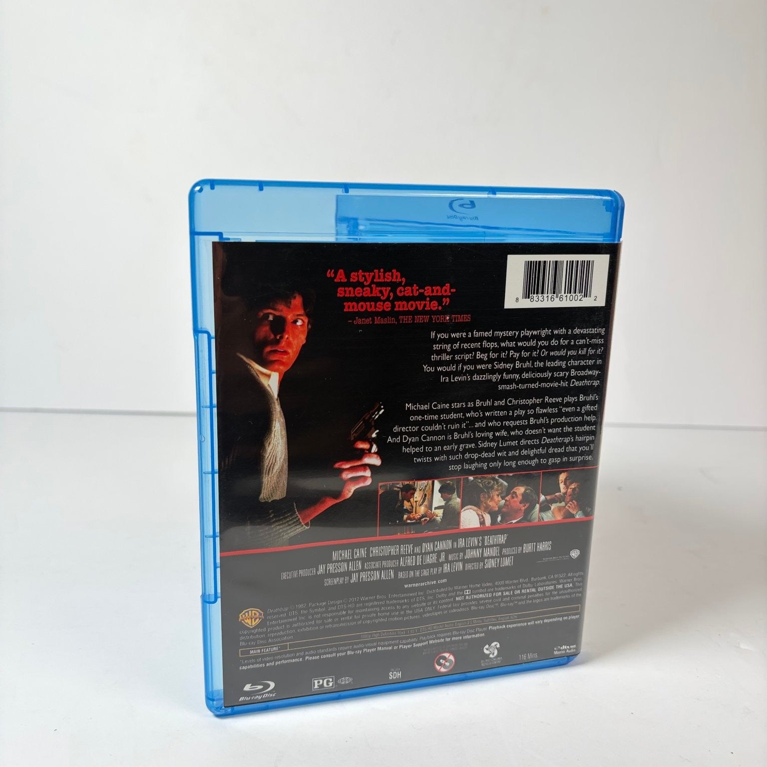 Deathtrap Blu-ray 1982 Warner Archive Michael Caine Christopher Reeve Lumet