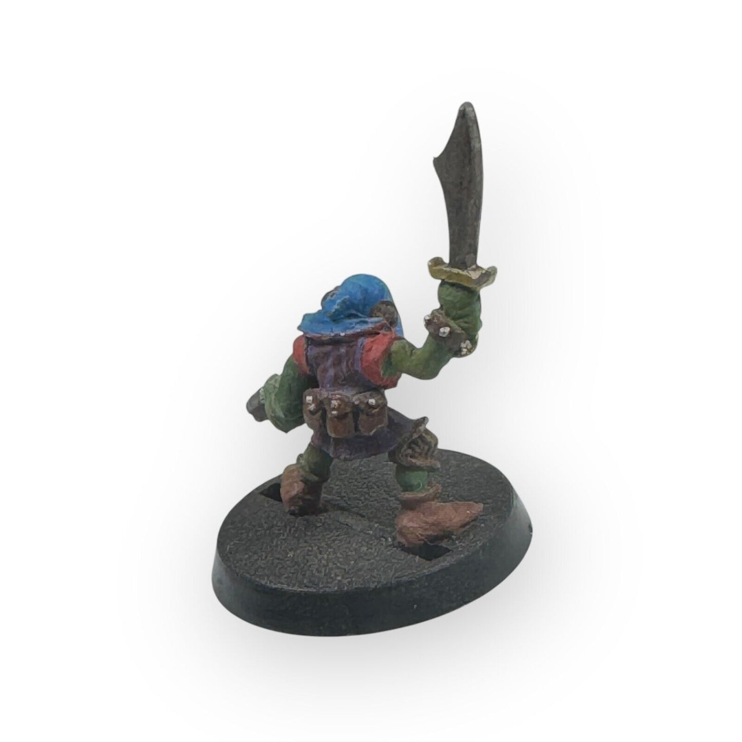 Warhammer 40K Rogue Trader Gretchin with a Knife and Sawn Off Shotgun Painted