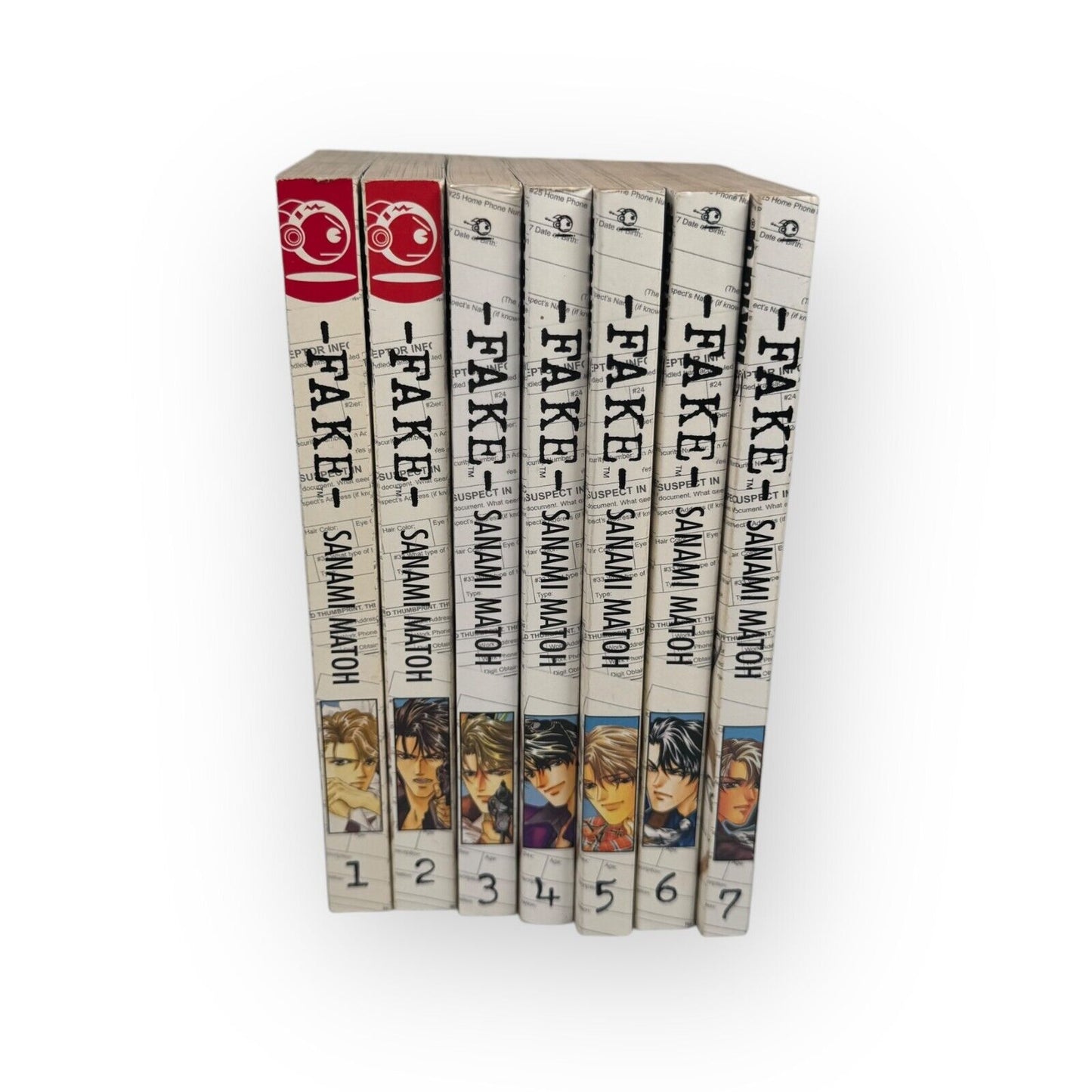 FAKE Manga Complete Series English Version Volumes 1-7 Tokyopop Sanami Matoh