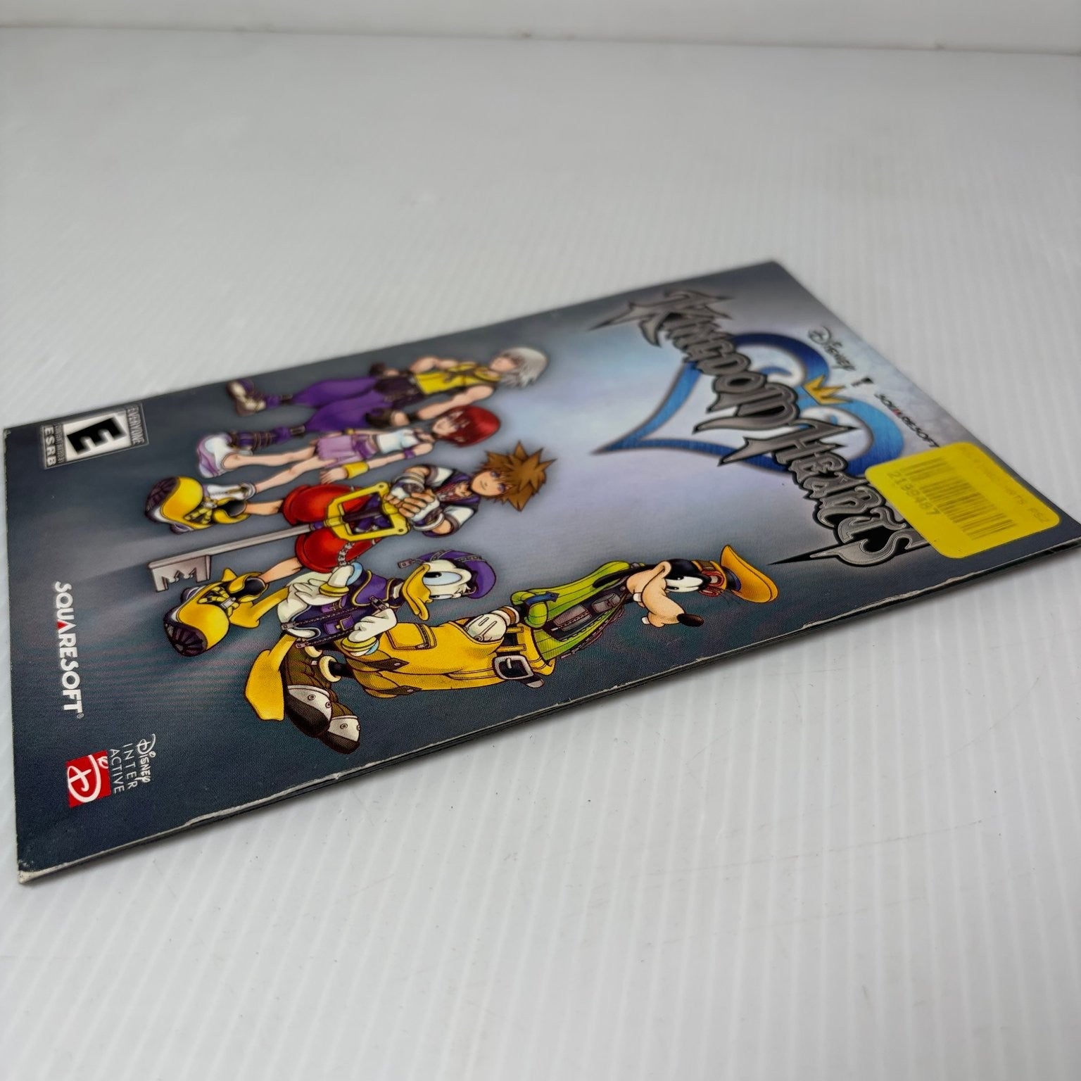 Kingdom Hearts Manual PlayStation 2 PS2 Original Disney SquareSoft