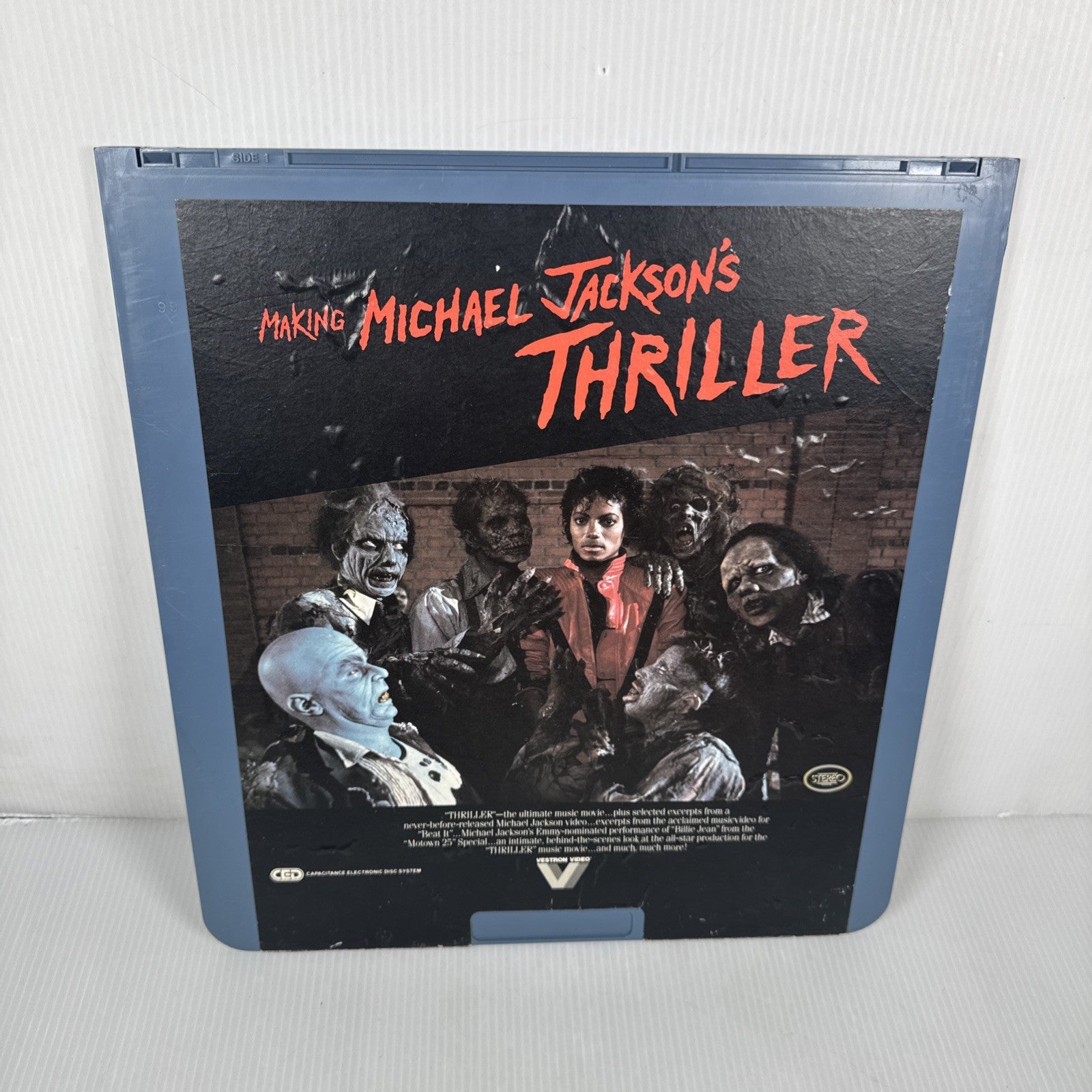 Making Michael Jackson's Thriller (1983 Vestron Incorporates) CED Vestron Video