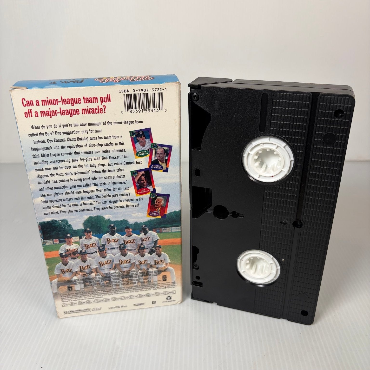 Major League Back to the Minors VHS 1998 Comedy Warner Home Video