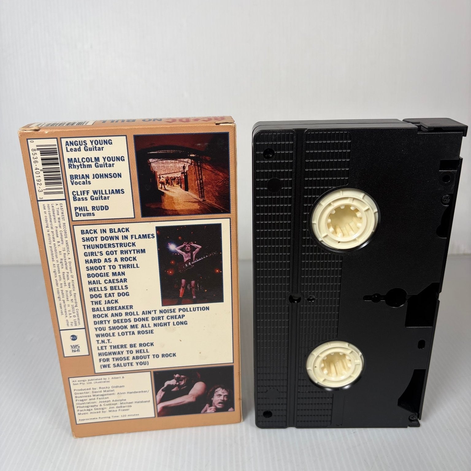 AC/DC NO BULL VHS 1996 Live Concert Film Warner Music Vision