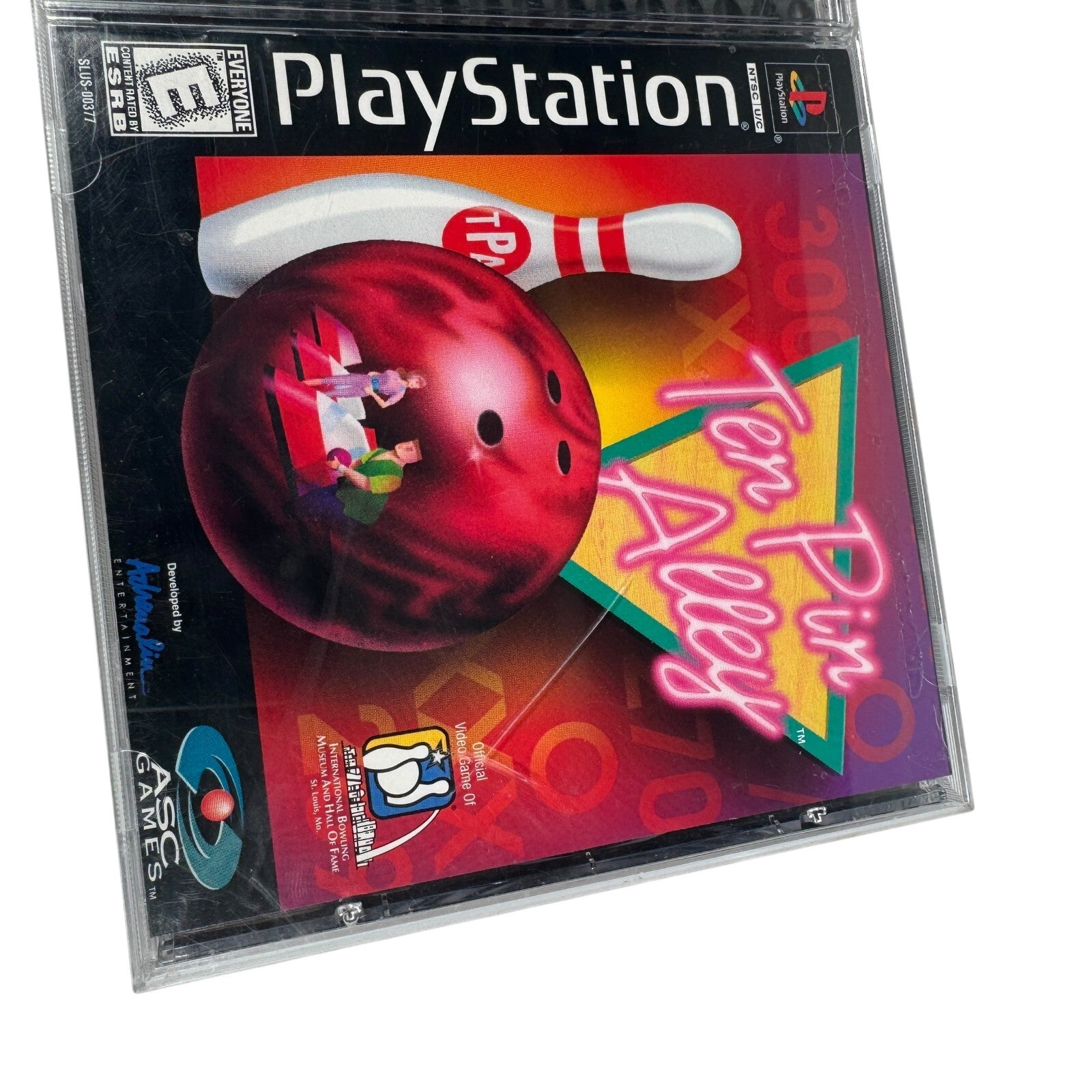 Ten Pin Alley (Sony PlayStation 1, 1996) Bowling Game Complete CIB Black Label