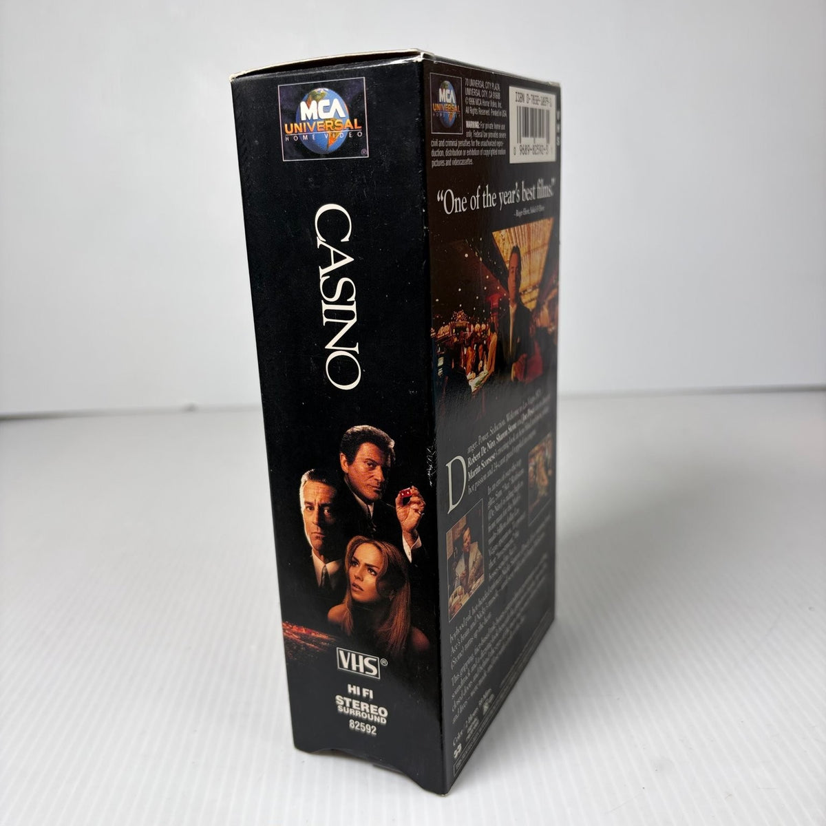 Casino VHS 1996 Crime Drama Martin Scorsese Two-Tape Set Universal