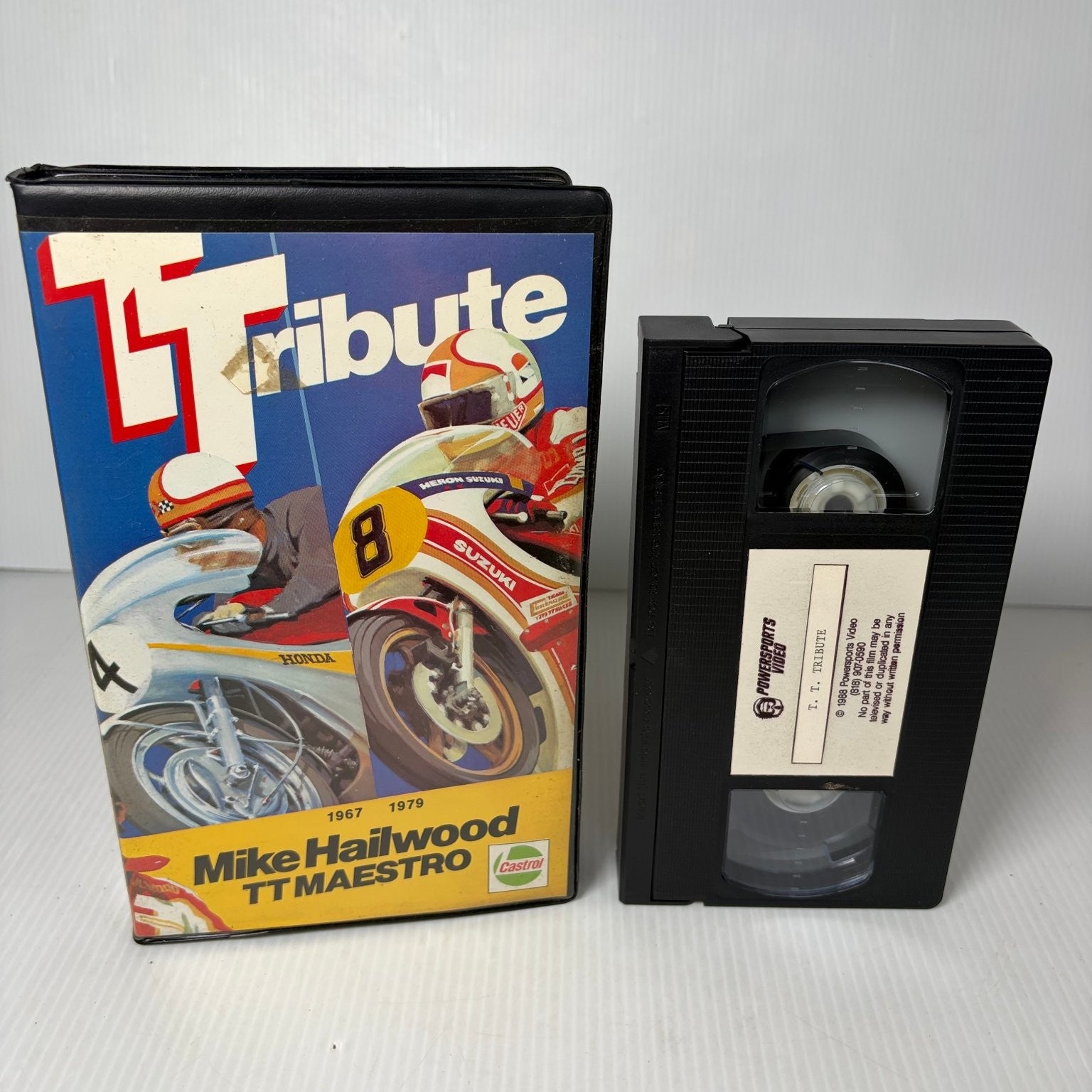 TT Tribute Mike Hailwood VHS 1967 1979 Motorcycle Racing Powersports Video