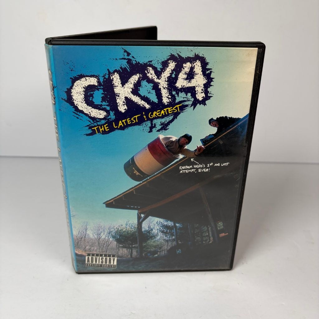 CKY4 The Latest & Greatest DVD Bam Margera Jackass Skateboard Stunts CKY