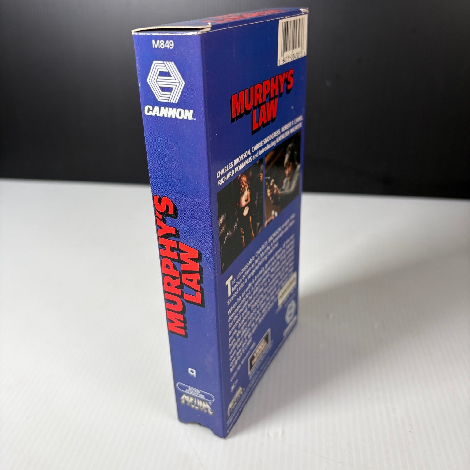 Murphy's Law VHS 1986 Action Adventure Original Release Cannon Charles Bronson