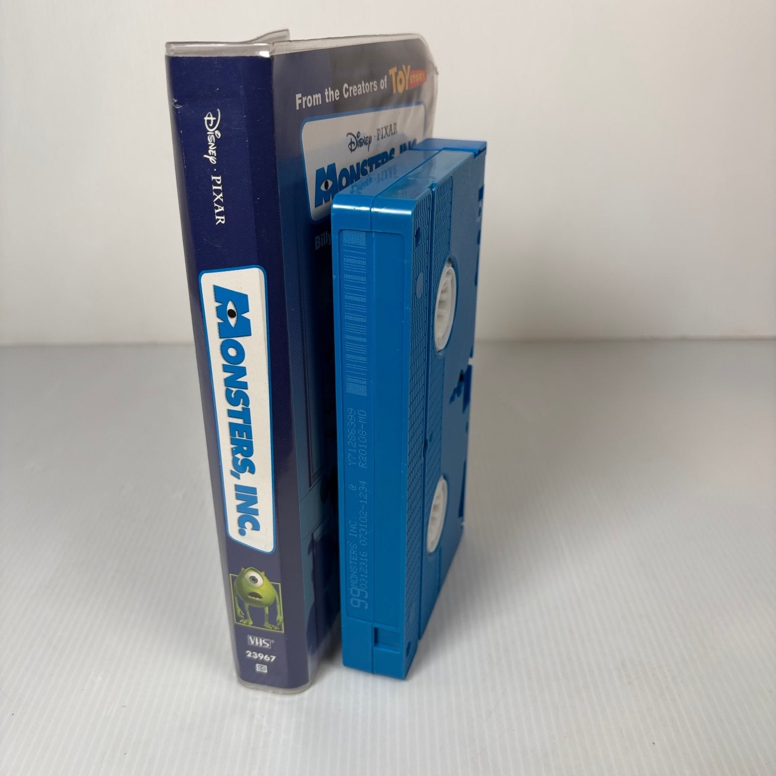 Monsters, Inc. VHS 2002 Animated Comedy Disney Pixar Blue Tape